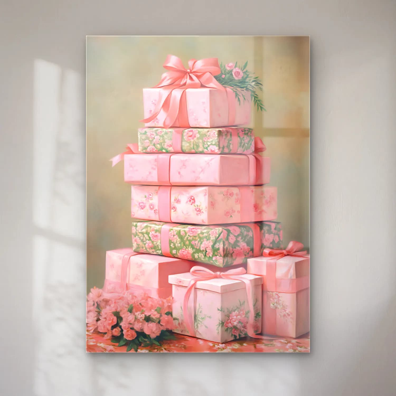 Pastel Hediye Paketleri No. 6 cam tablo — Pastel Hediye Paketleri No. 6 — pastel hediye paketleri