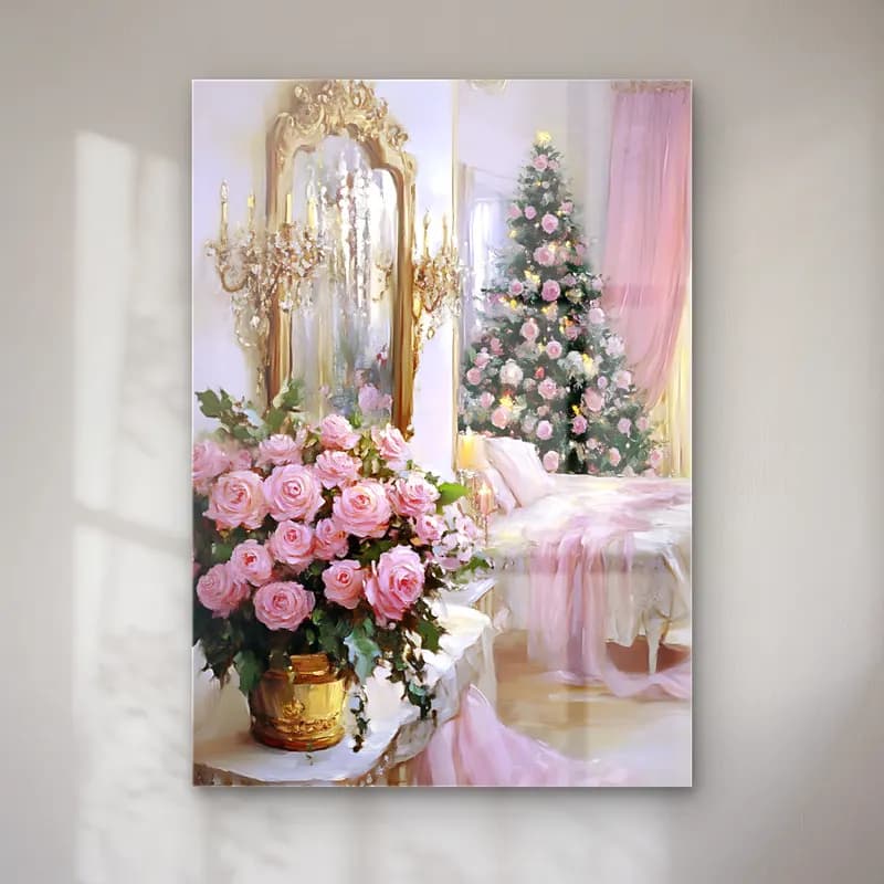 Pastel Güller No. 4 cam tablo — Pastel Güller No. 4 — pastel güller