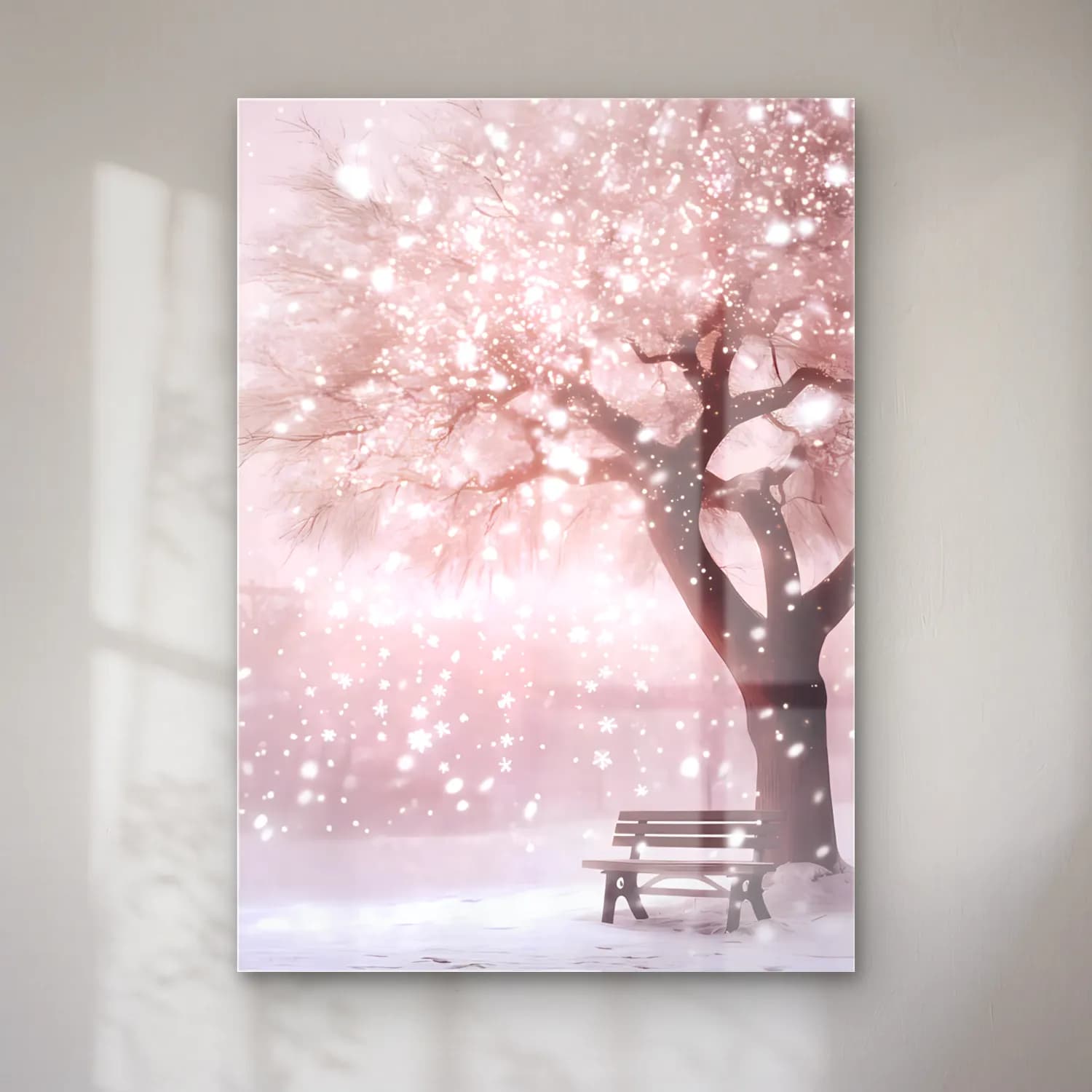 Pastel Kiraz Çiçekleri No. 5 cam tablo — Pastel Kiraz Çiçekleri No. 5 — pastel kiraz çiçekleri