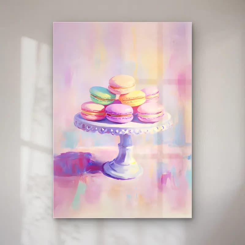 Pastel Tatlılar No. 7 cam tablo — Pastel Tatlılar No. 7 — pastel tatlılar
