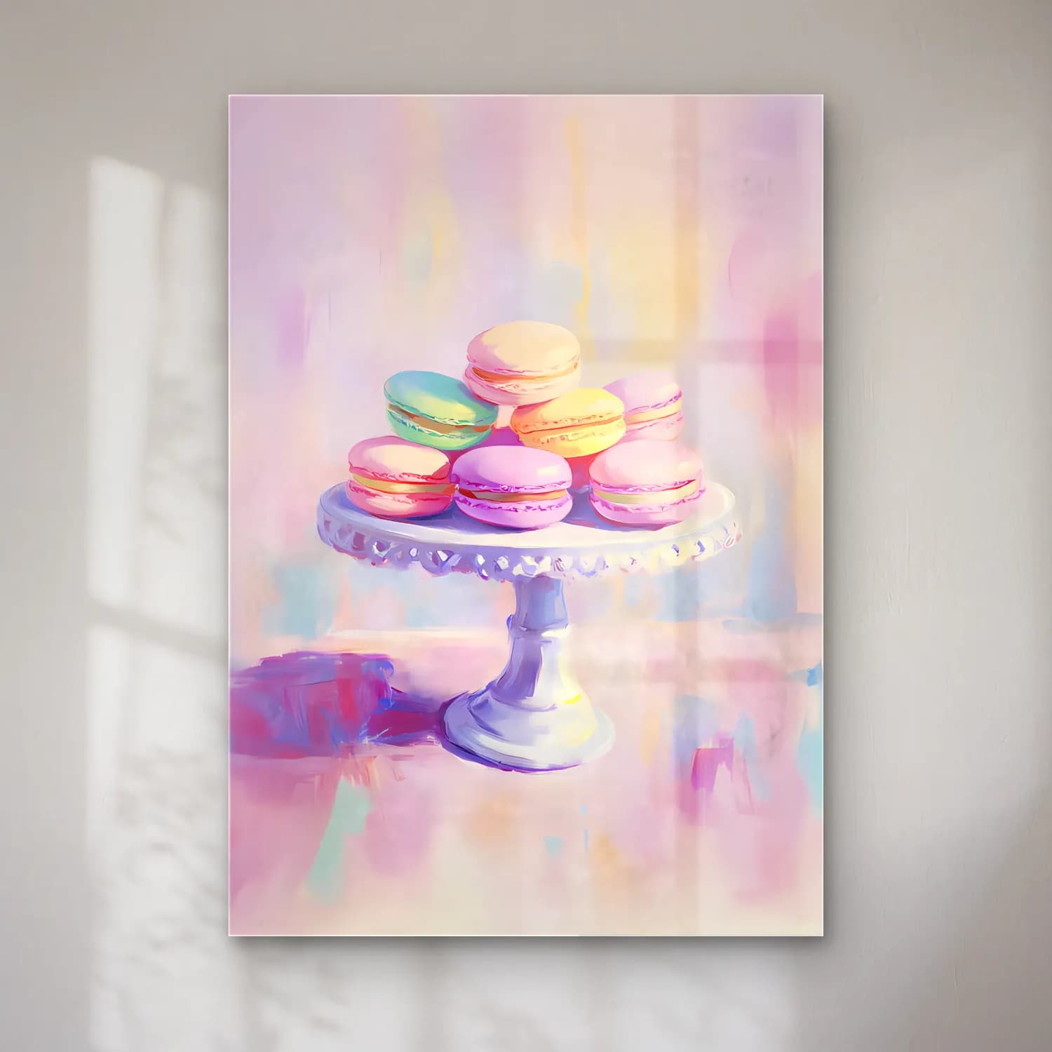 Pastel Tatlılar No. 7 cam tablo — Pastel Tatlılar No. 7 — pastel tatlılar