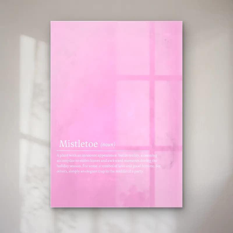 Pastel Yılbaşı Ağacı No. 16 cam tablo — Pastel Yılbaşı Ağacı No. 16 — pastel yılbaşı ağacı