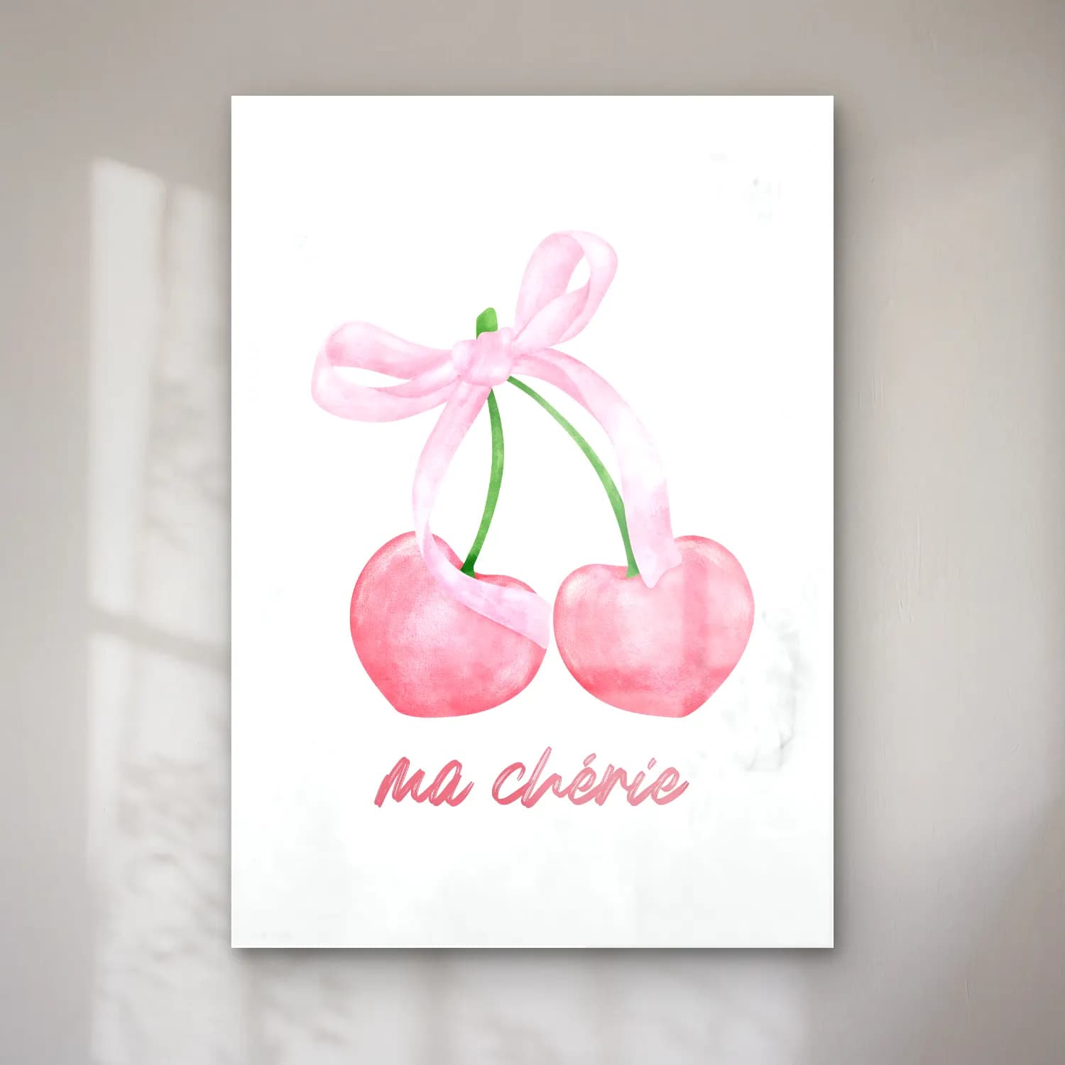 Pastel Kirazlar No. 3 cam tablo — Pastel Kirazlar No. 3 — pastel kirazlar