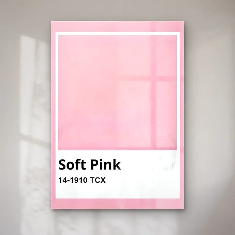 Pastel Renk Alanları No. 45 cam tablo — Pastel Renk Alanları No. 45 — pastel renk alanları
