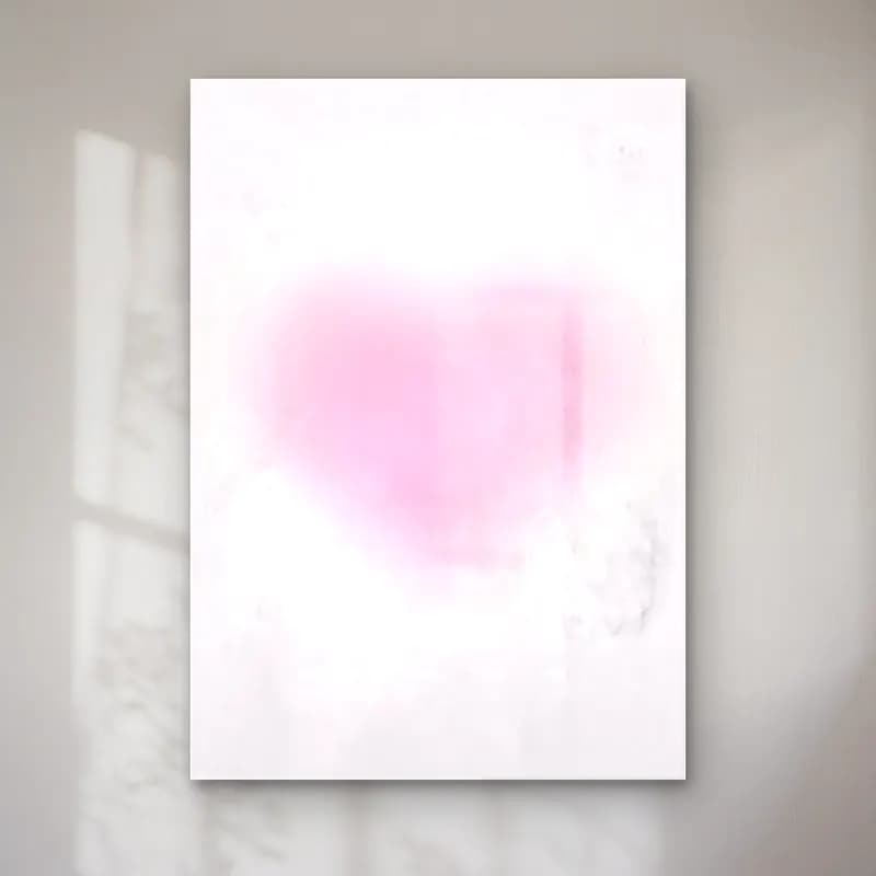 Pastel Aşıklar No. 17 cam tablo — Pastel Aşıklar No. 17 — pastel aşıklar