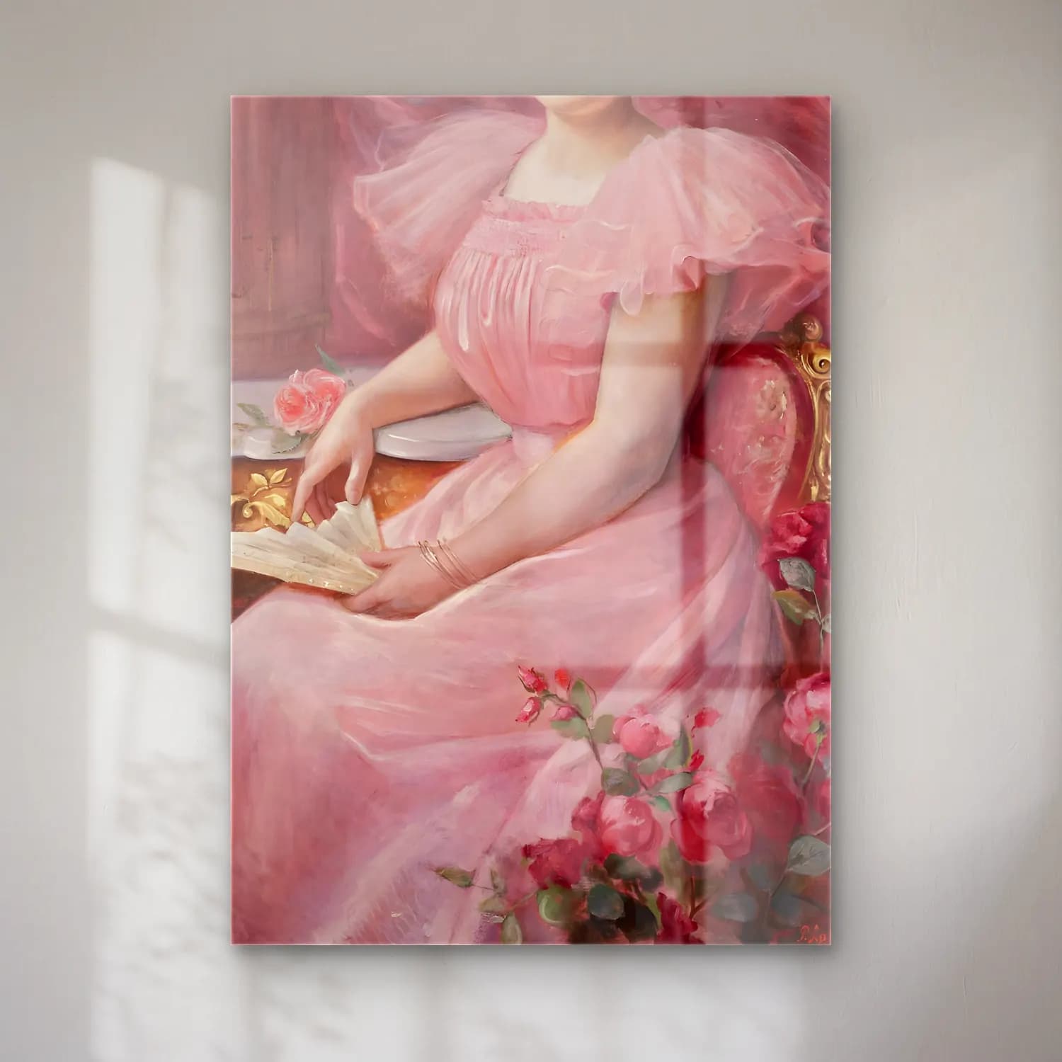 Pastel Kitap Okuyan Kadın No. 15 cam tablo — Pastel Kitap Okuyan Kadın No. 15 — pastel kitap okuyan kadın