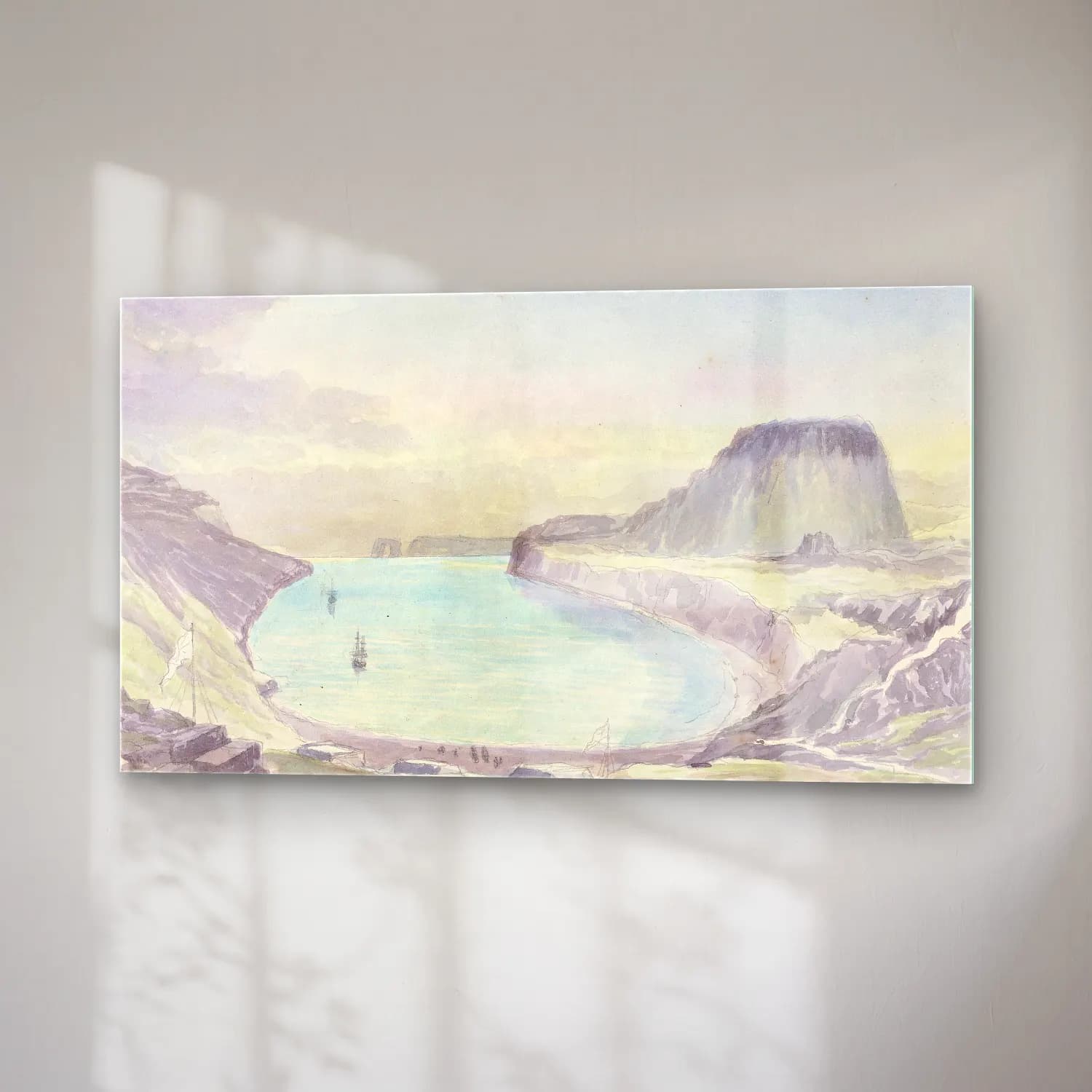 Charles Hamilton Smith – Christmas Harbour, Kerguelen’s Land cam tablo — sağ açıdan görünüm