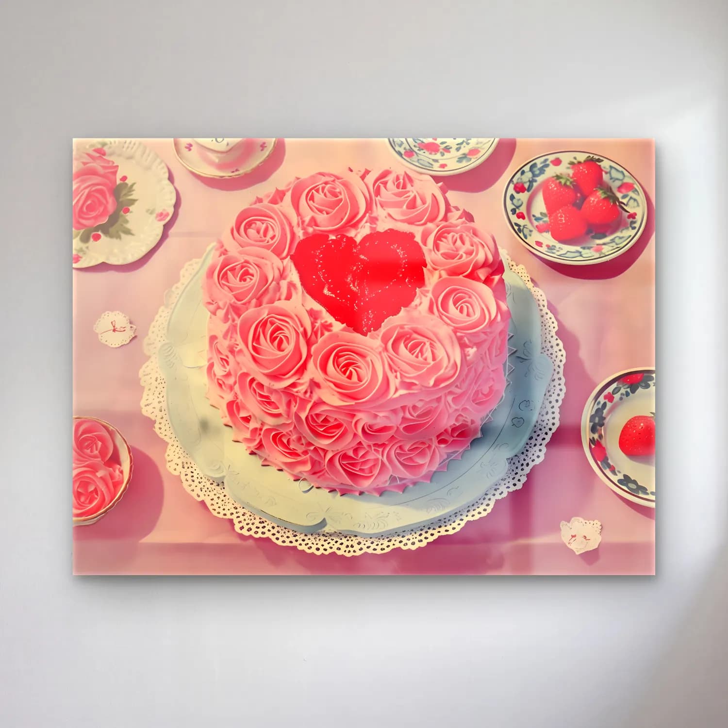 Pastel Tatlılar No. 9 cam tablo — Pastel Tatlılar No. 9 — pastel tatlılar