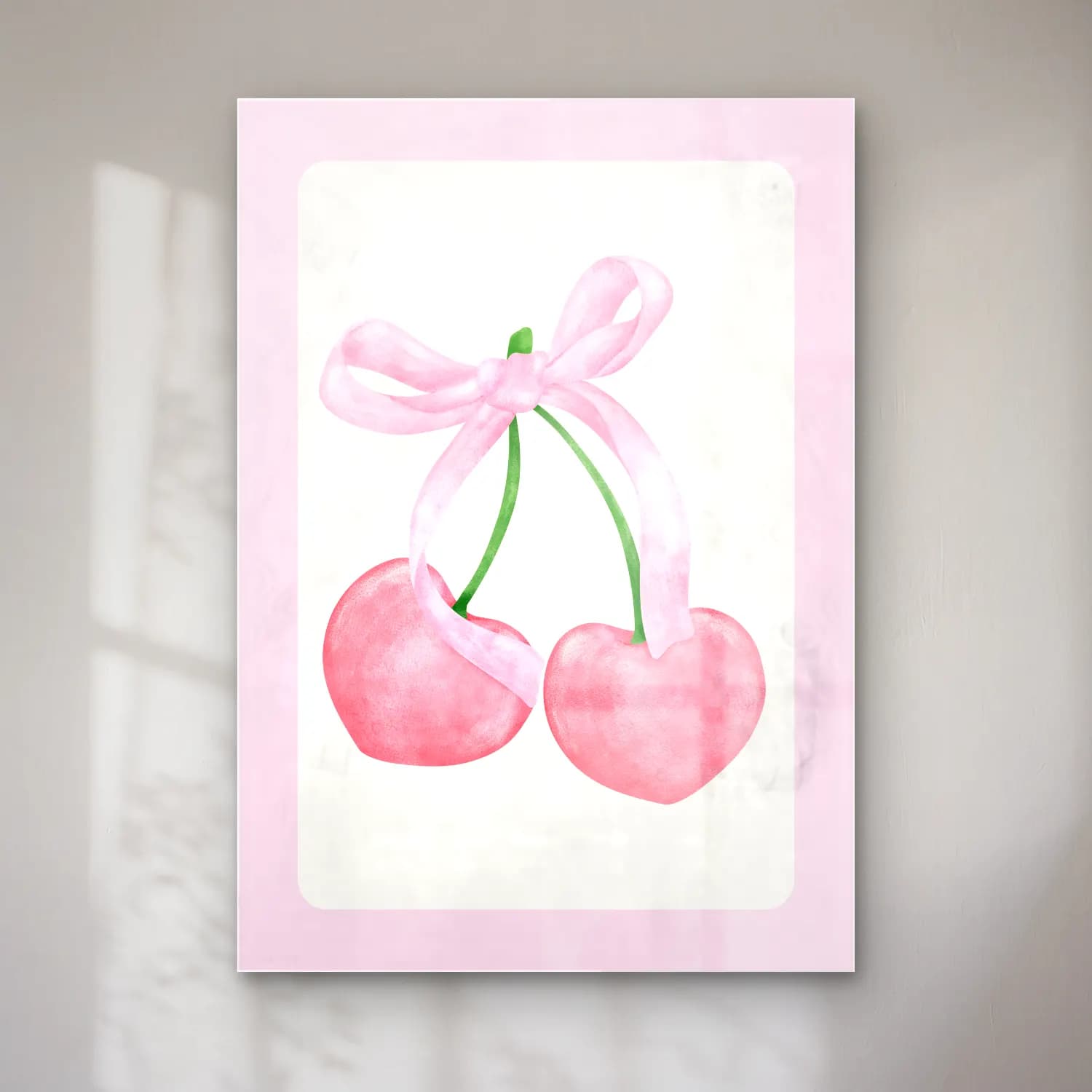 Pastel Kirazlar No. 7 cam tablo — Pastel Kirazlar No. 7 — pastel kirazlar