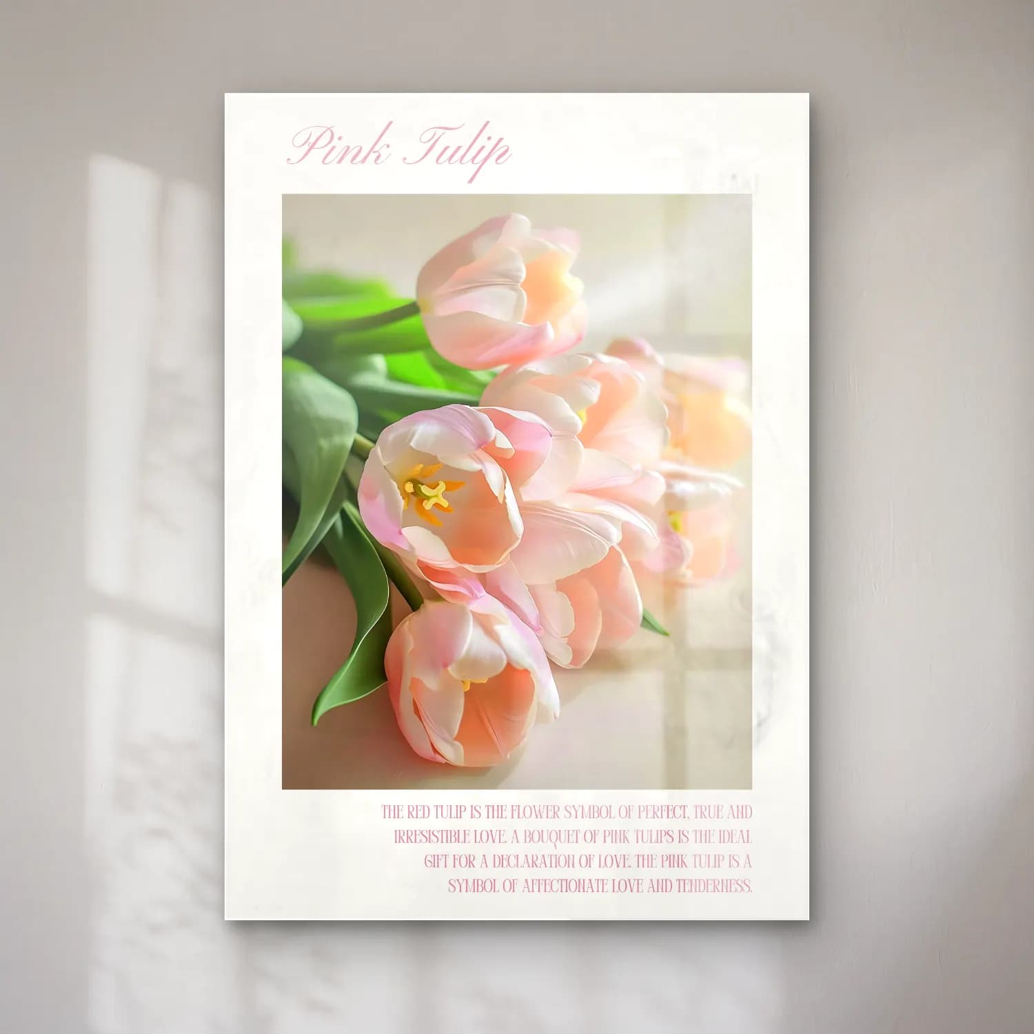 Pastel Laleler No. 6 cam tablo — Pastel Laleler No. 6 — pastel laleler