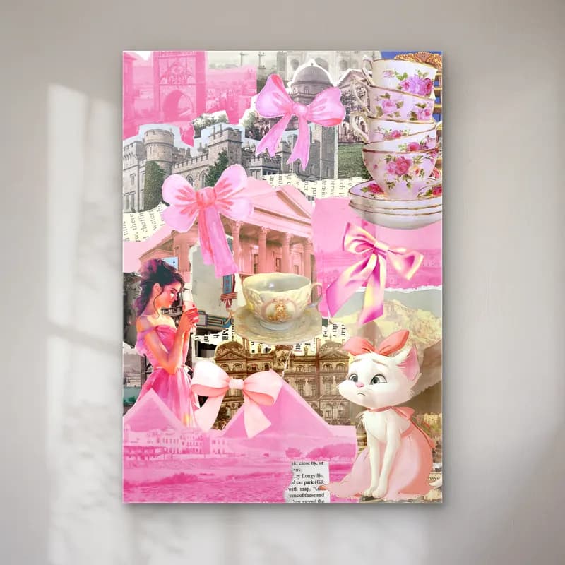 Pastel Fiyonk No. 25 cam tablo — Pastel Fiyonk No. 25 — pastel fiyonk