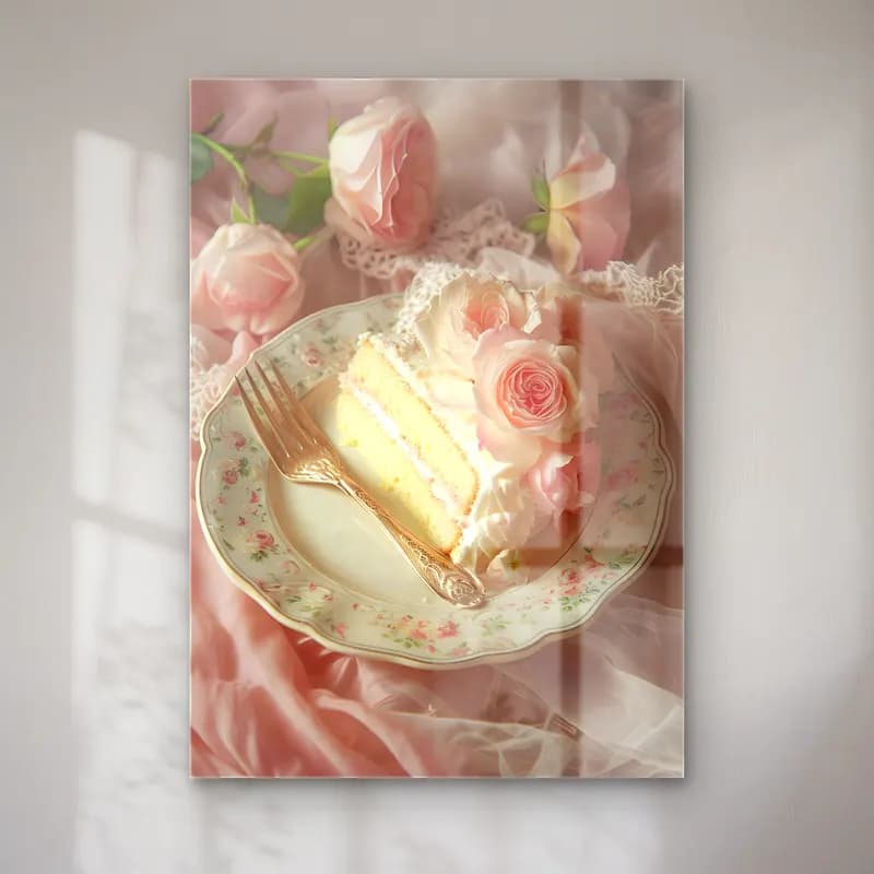 Pastel Tatlılar No. 8 cam tablo — Pastel Tatlılar No. 8 — pastel tatlılar