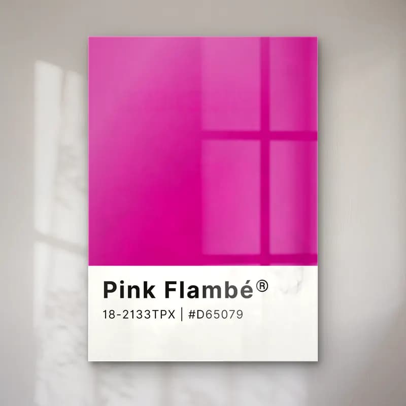 Pastel Flamingo No. 2 cam tablo — Pastel Flamingo No. 2 — pastel flamingo