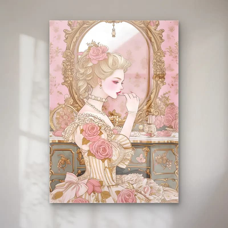Pastel Parfüm Şişesi No. 3 cam tablo — Pastel Parfüm Şişesi No. 3 — pastel parfüm şişesi