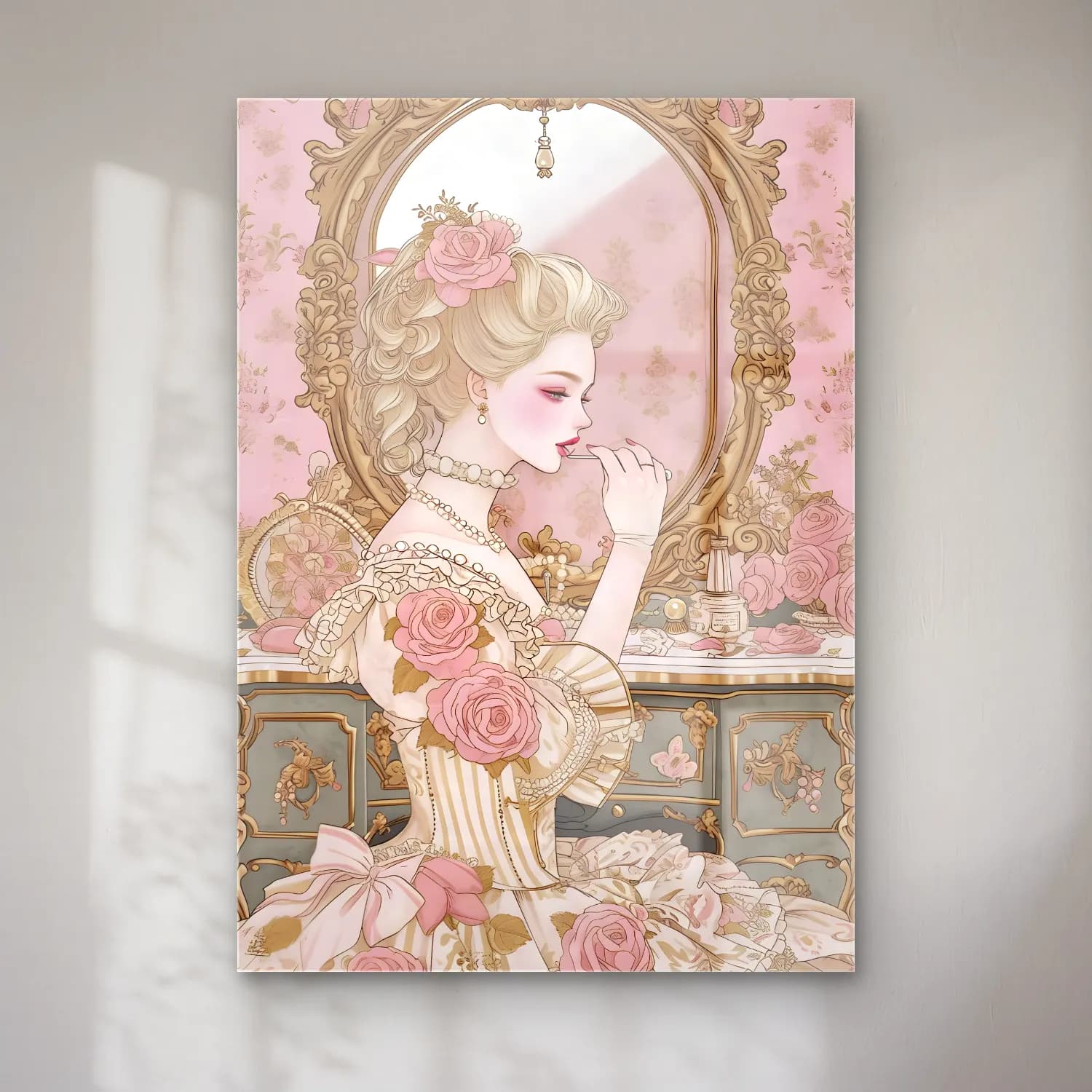 Pastel Parfüm Şişesi No. 3 cam tablo — Pastel Parfüm Şişesi No. 3 — pastel parfüm şişesi