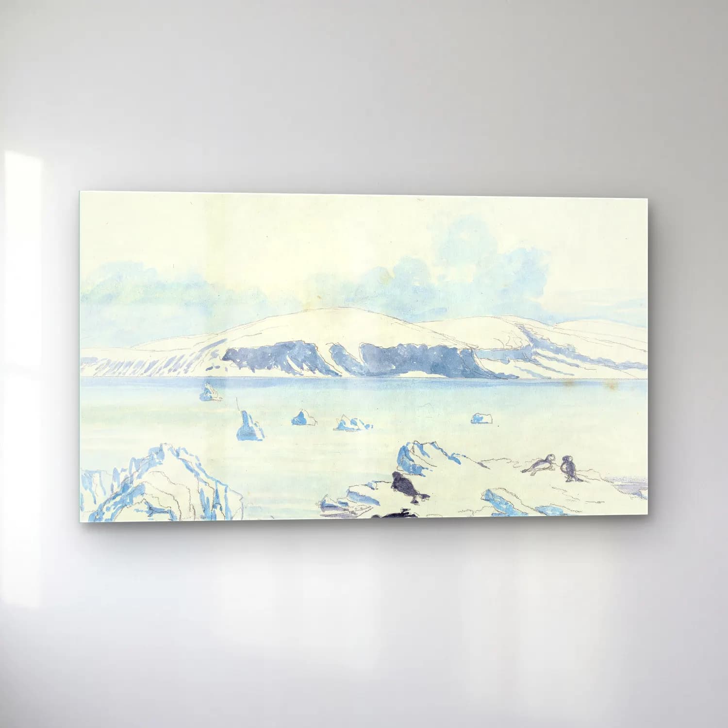 Charles Hamilton Smith – Mount Haddington & Cape Gage cam tablo — sol açıdan görünüm