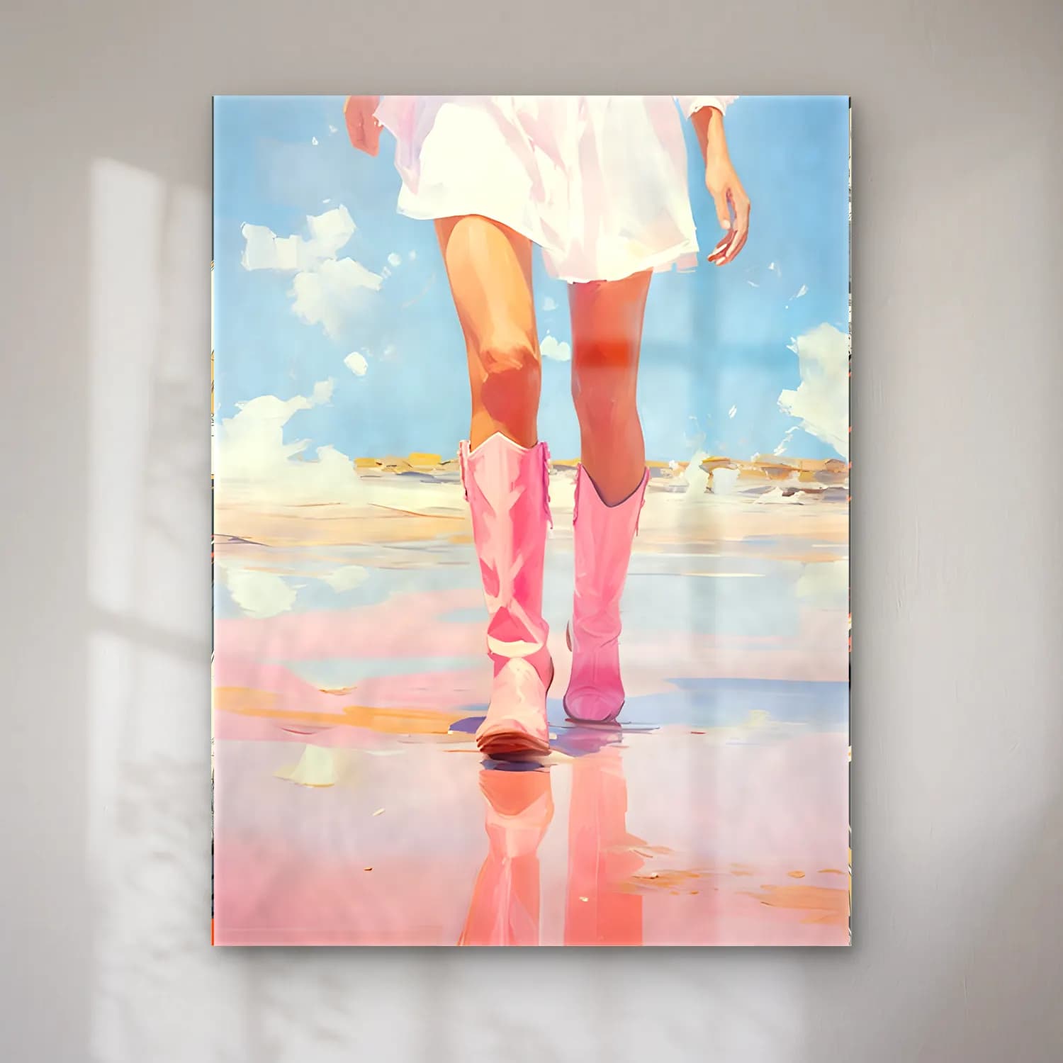 Pastel Moda İllüstrasyonu No. 11 cam tablo — Pastel Moda İllüstrasyonu No. 11 — pastel moda i̇llüstrasyonu