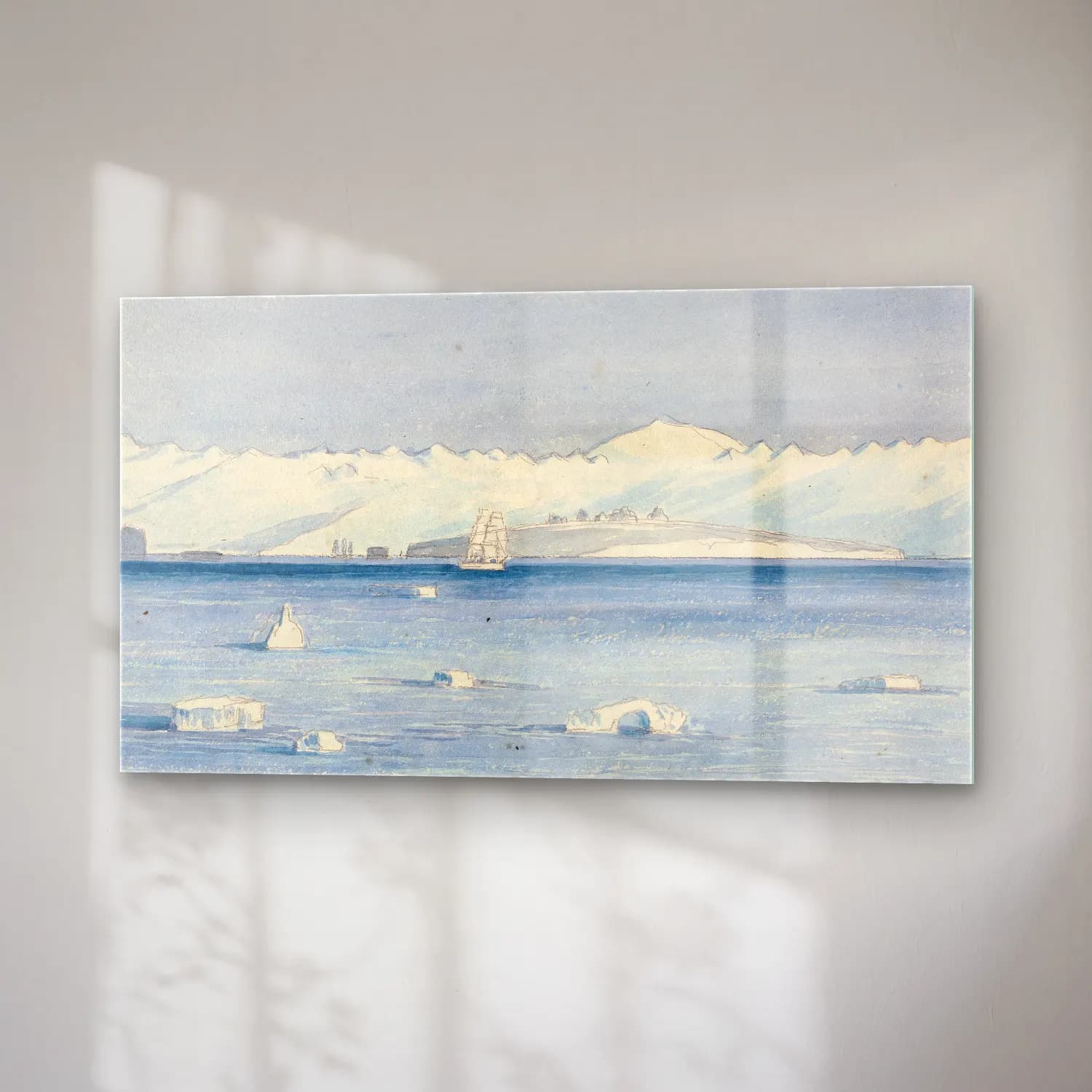 Charles Hamilton Smith – Mount Sabine & Possessions Island cam tablo — sağ açıdan görünüm