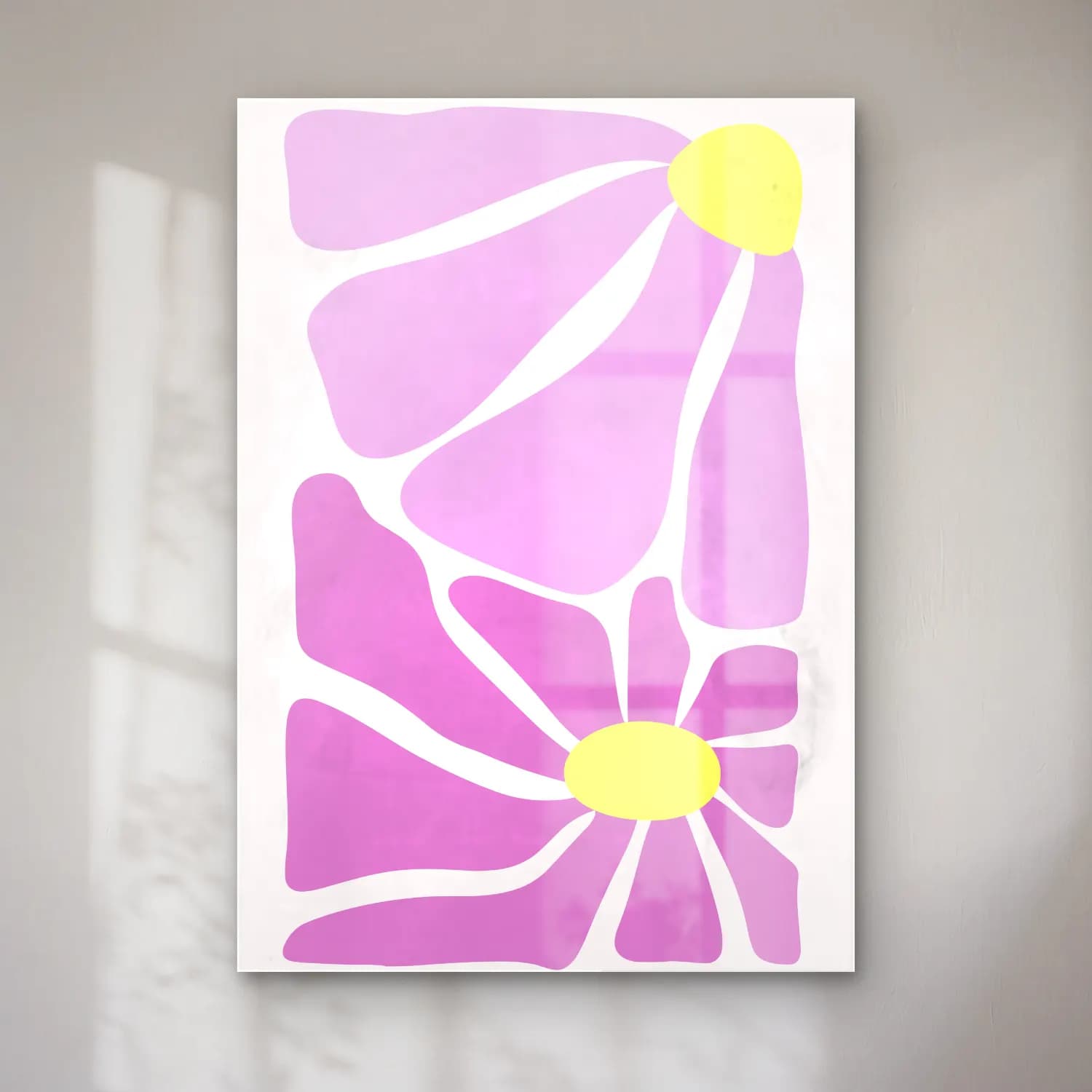Pastel Çiçek Deseni No. 173 cam tablo — Pastel Çiçek Deseni No. 173 — pastel çiçek deseni