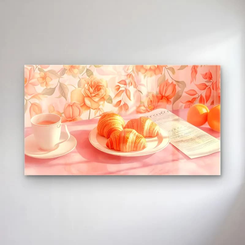 Pastel Ekmek ve Pastalar No. 2 cam tablo — Pastel Ekmek ve Pastalar No. 2 — pastel ekmek ve pastalar