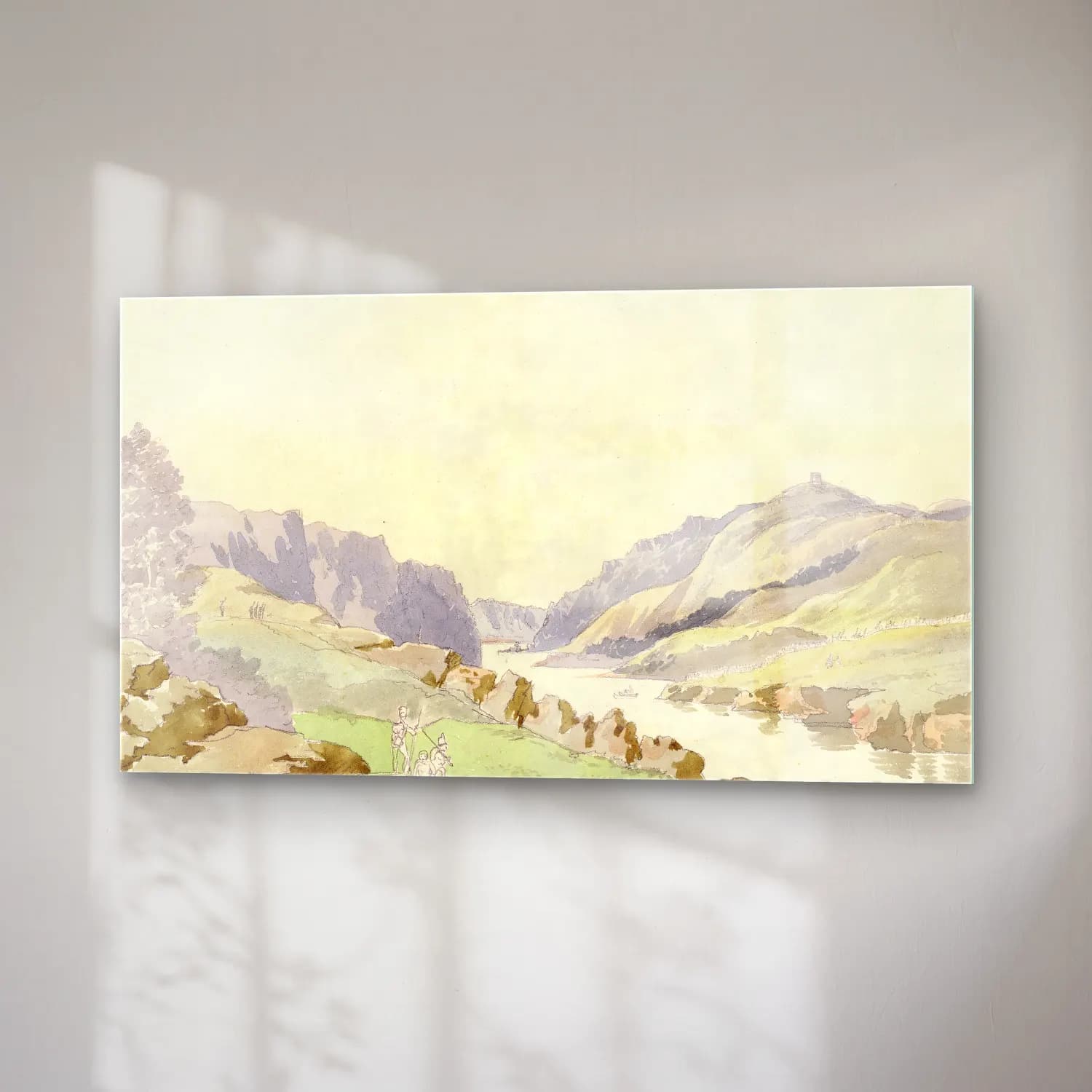 Charles Hamilton Smith – Passage of the Tagus at Villa Velha cam tablo — sağ açıdan görünüm