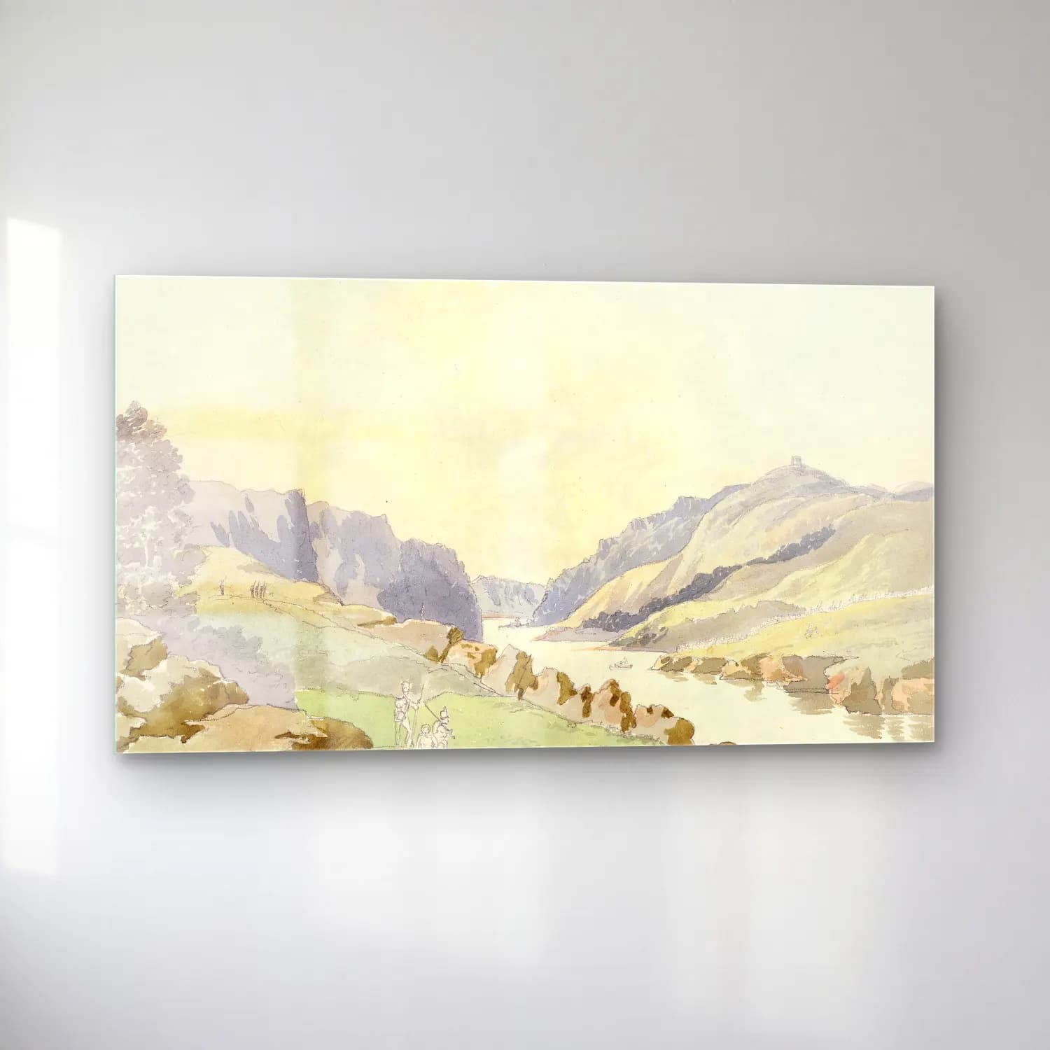 Charles Hamilton Smith – Passage of the Tagus at Villa Velha cam tablo — sol açıdan görünüm