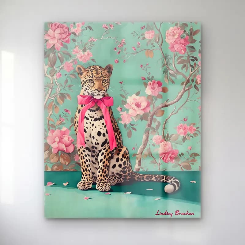 Pastel Leopar No. 21 cam tablo — Pastel Leopar No. 21 — pastel leopar