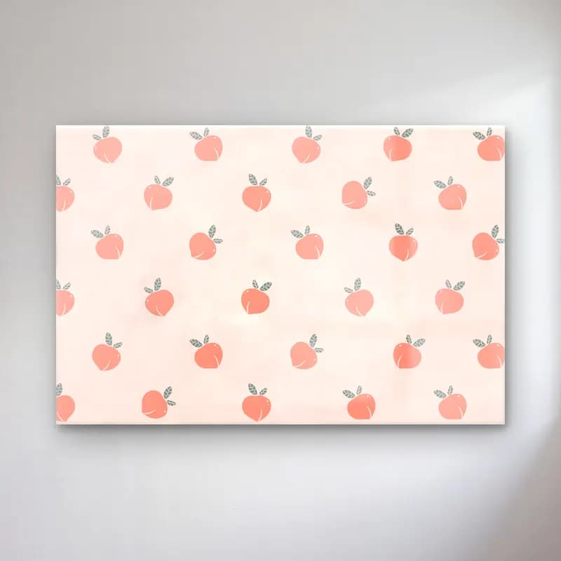 Pastel Armut ve Elmalar – Pembe Tonlar cam tablo — Pastel Armut ve Elmalar – Pembe Tonlar — pastel armut ve elmalar