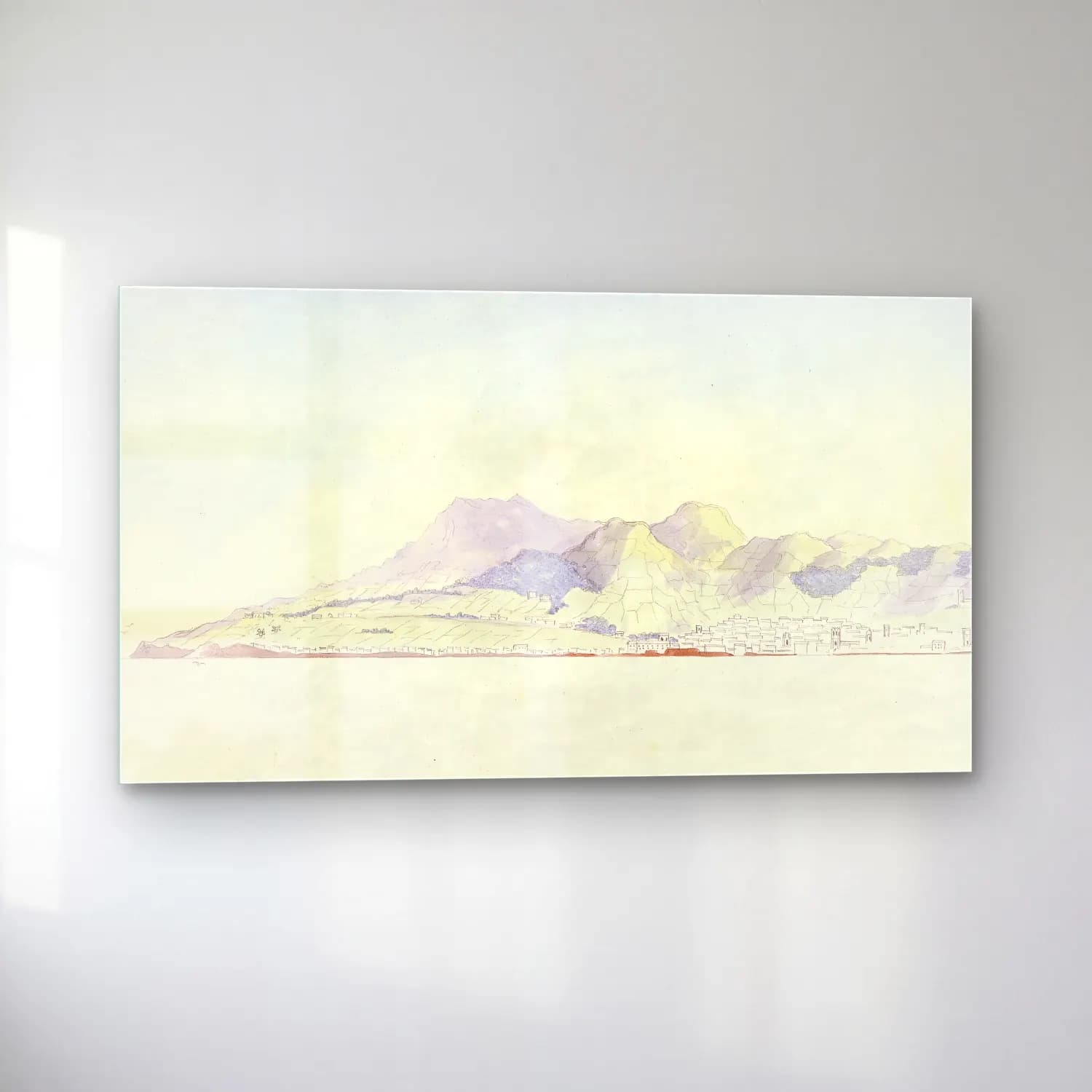 Charles Hamilton Smith – Punta del Gada from the Anchorage Azores cam tablo — sol açıdan görünüm