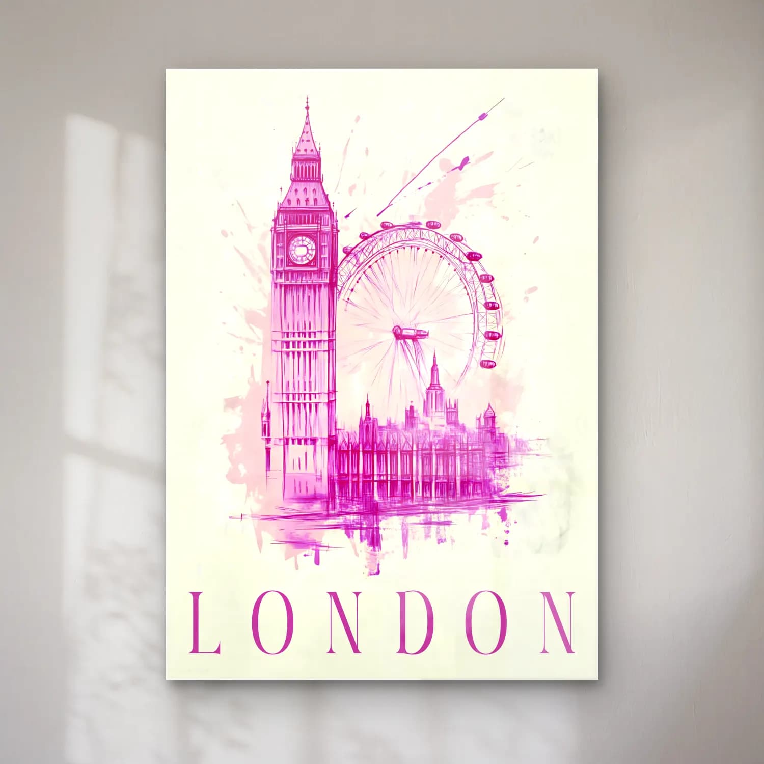 Vintage Londra No. 3 cam tablo — Vintage Londra No. 3 — vintage londra
