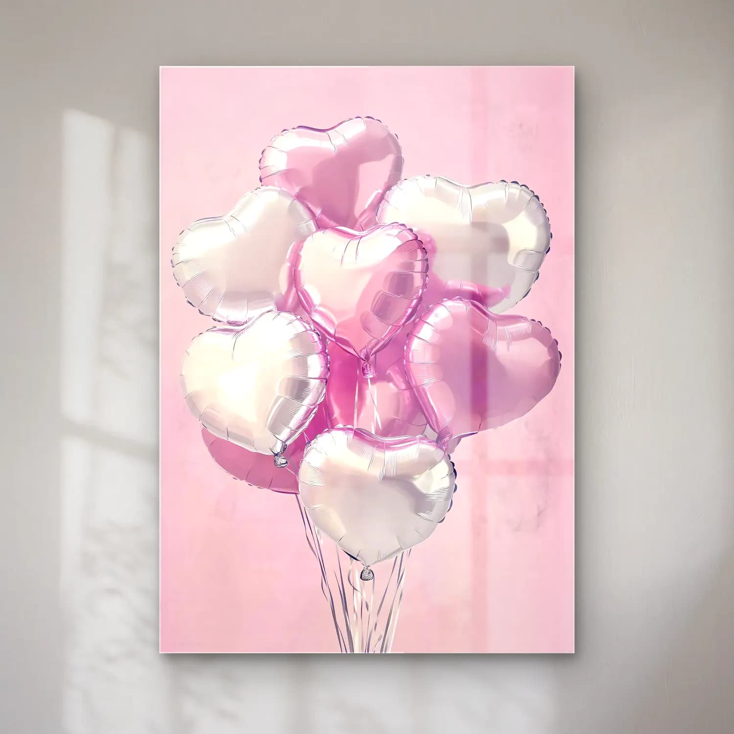 Pastel Sıcak Hava Balonu No. 2 cam tablo — Pastel Sıcak Hava Balonu No. 2 — pastel sıcak hava balonu