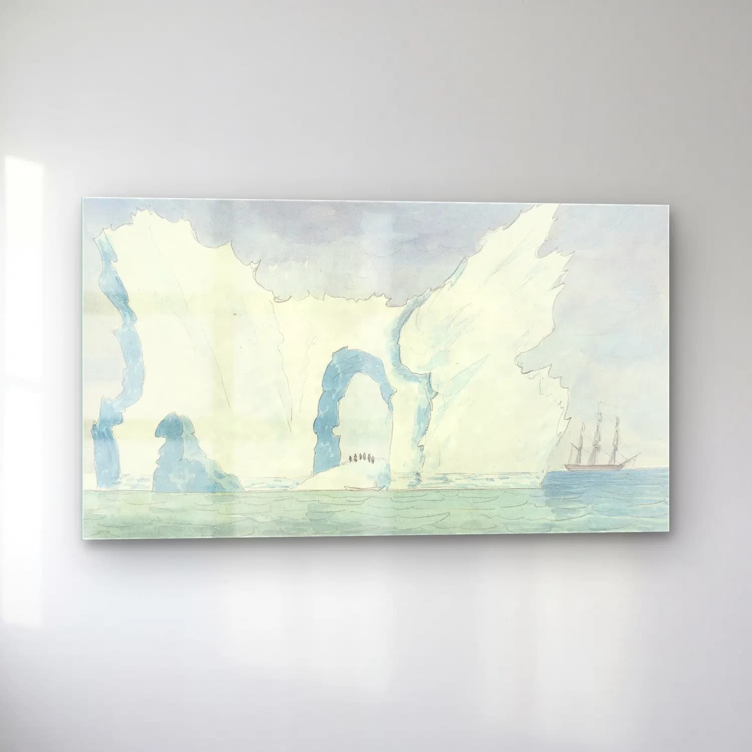 Charles Hamilton Smith – Remarkable Iceberg cam tablo — sol açıdan görünüm