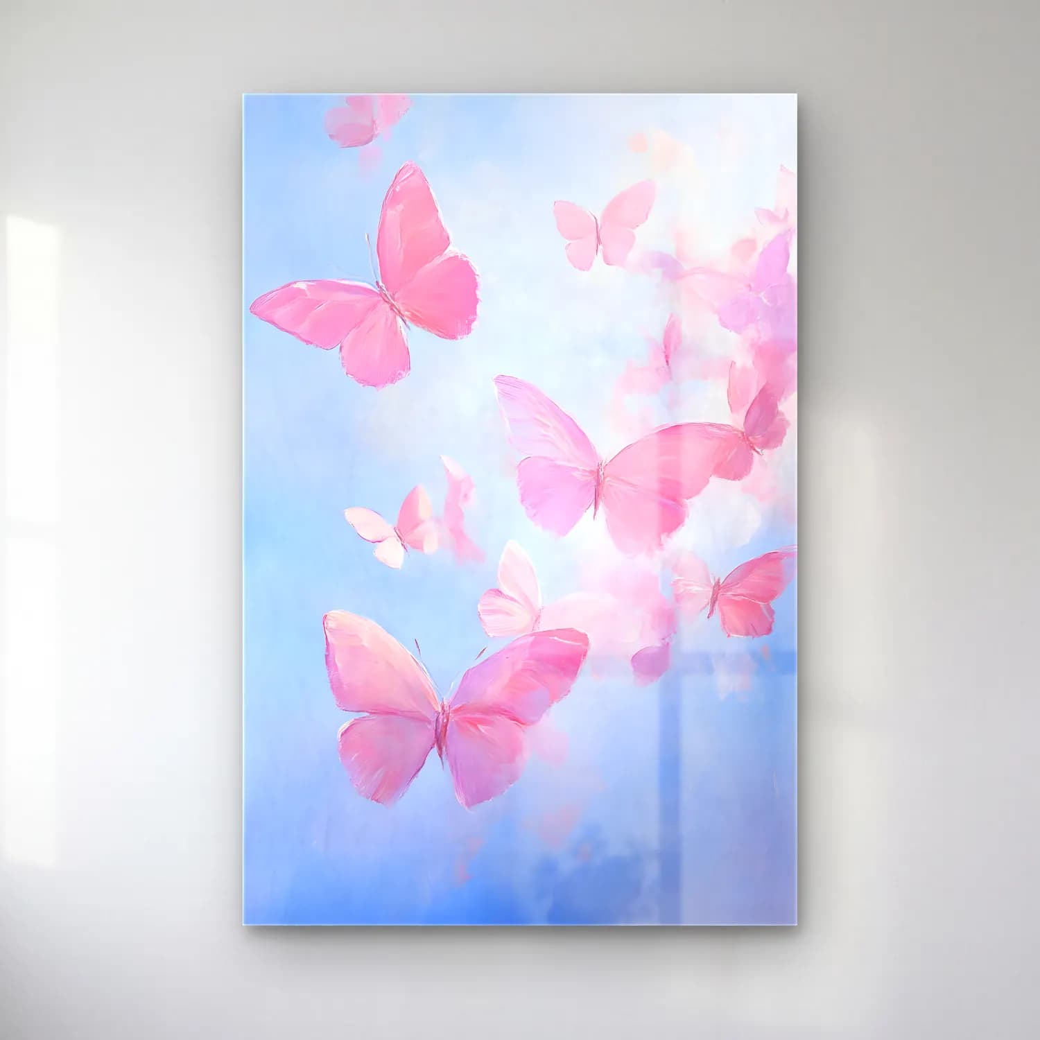 Pastel Kelebek No. 14 cam tablo — Pastel Kelebek No. 14 — pastel kelebek