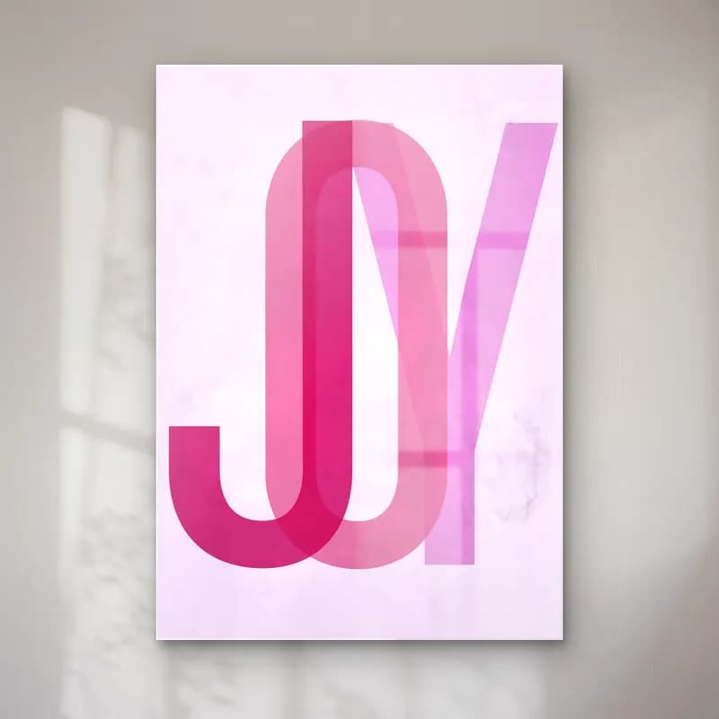 Pastel Harf Posteri No. 3 cam tablo — Pastel Harf Posteri No. 3 — pastel harf posteri