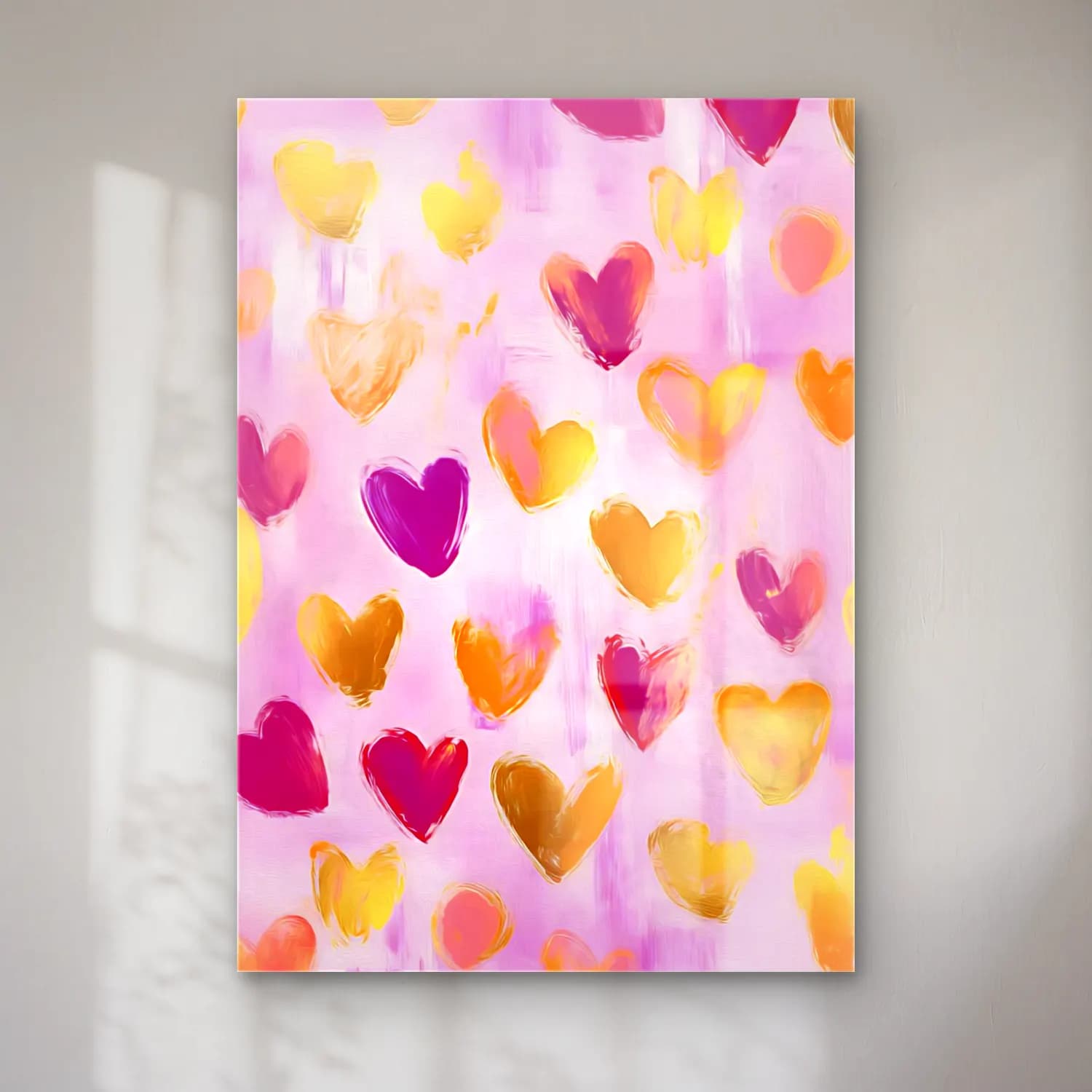 Pastel Altın Doku – Pembe Tonlar cam tablo — Pastel Altın Doku – Pembe Tonlar — pastel altın doku