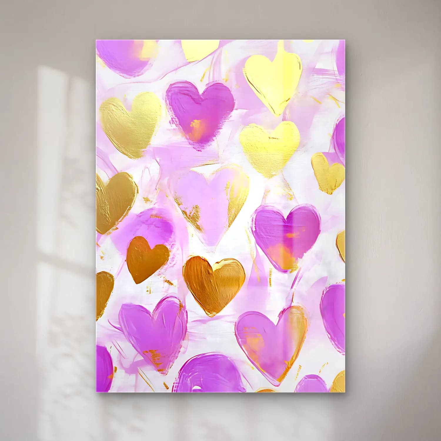 Pastel Altın Doku No. 4 cam tablo — Pastel Altın Doku No. 4 — pastel altın doku