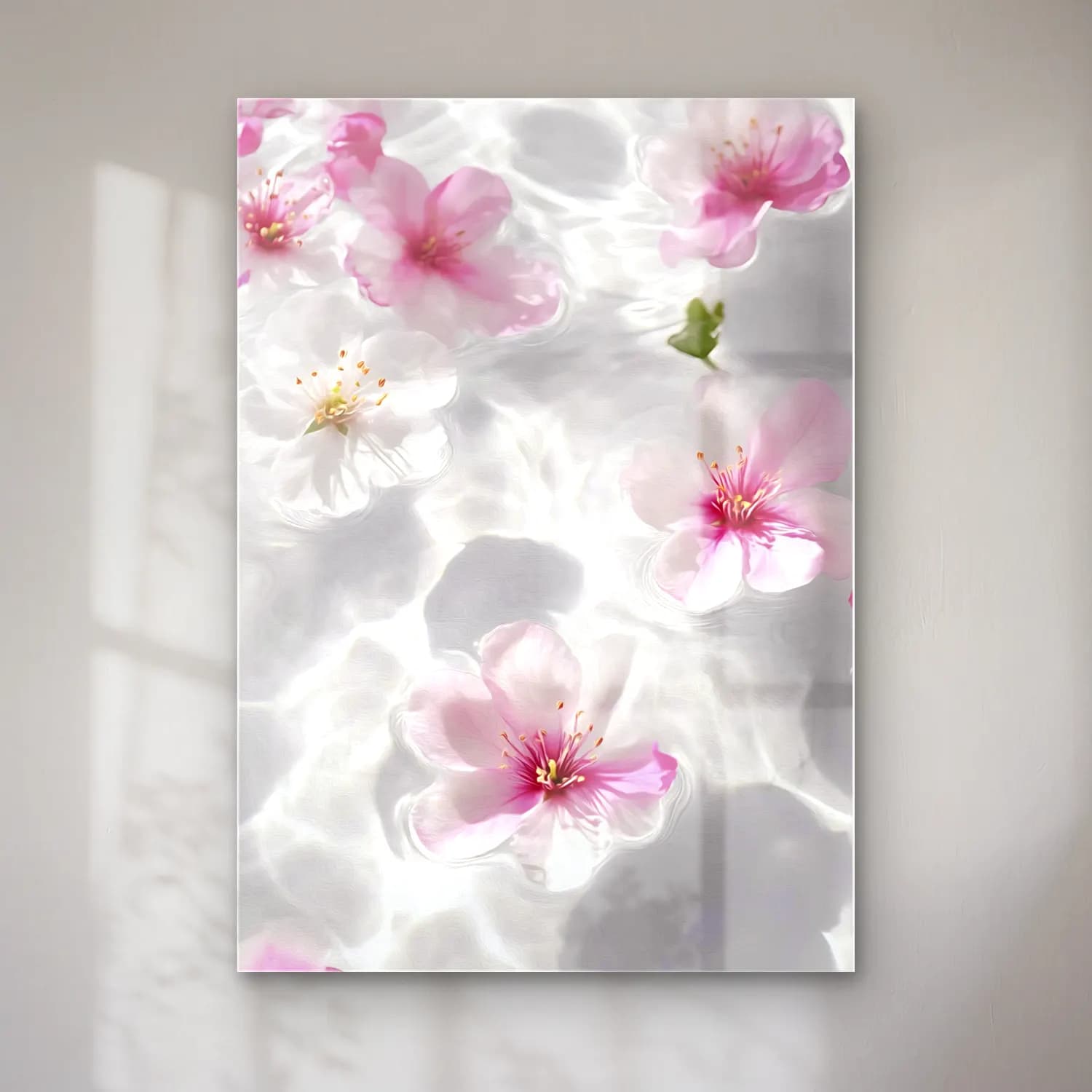 Pastel Kiraz Çiçekleri No. 16 cam tablo — Pastel Kiraz Çiçekleri No. 16 — pastel kiraz çiçekleri