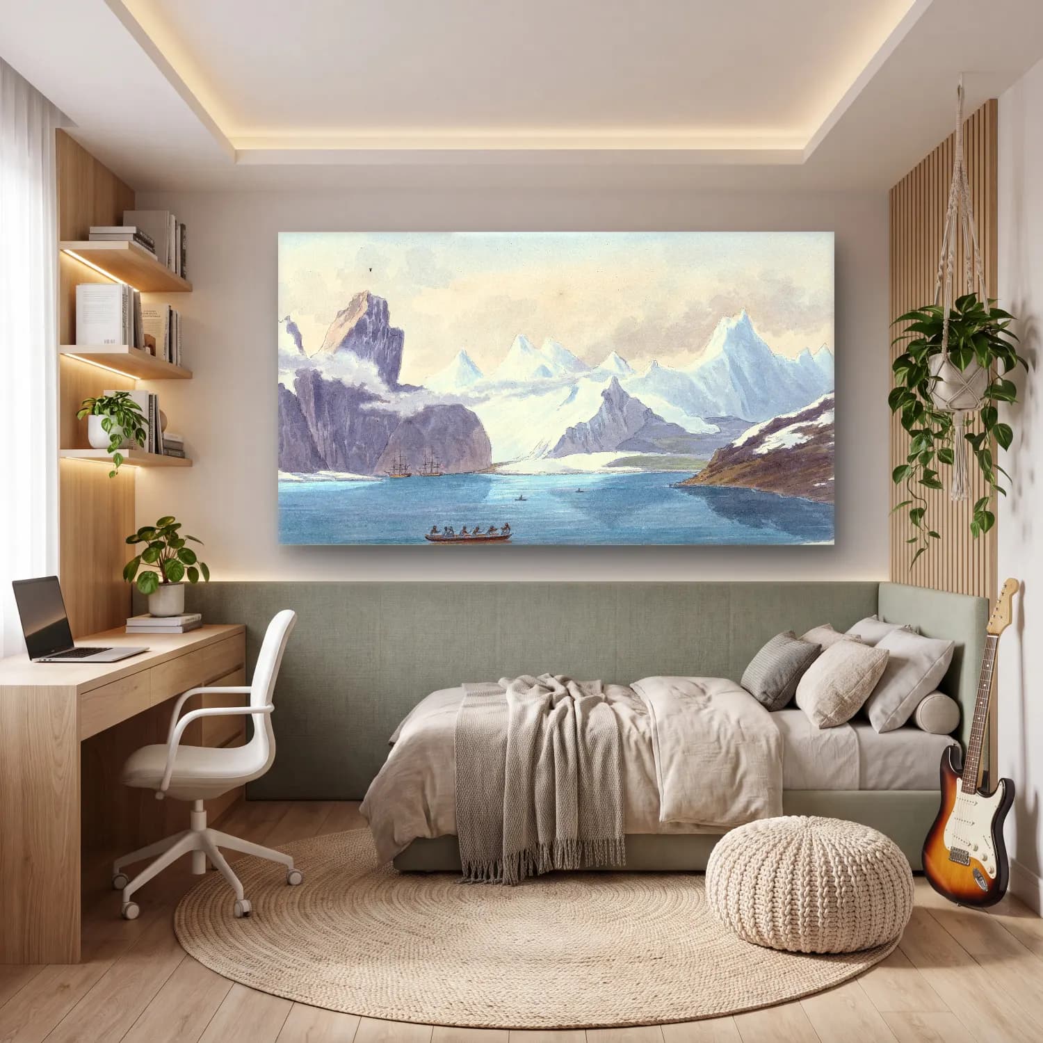 Charles Hamilton Smith – Snug Corner Cove Prince William’s Sound cam tablo — genç odasında