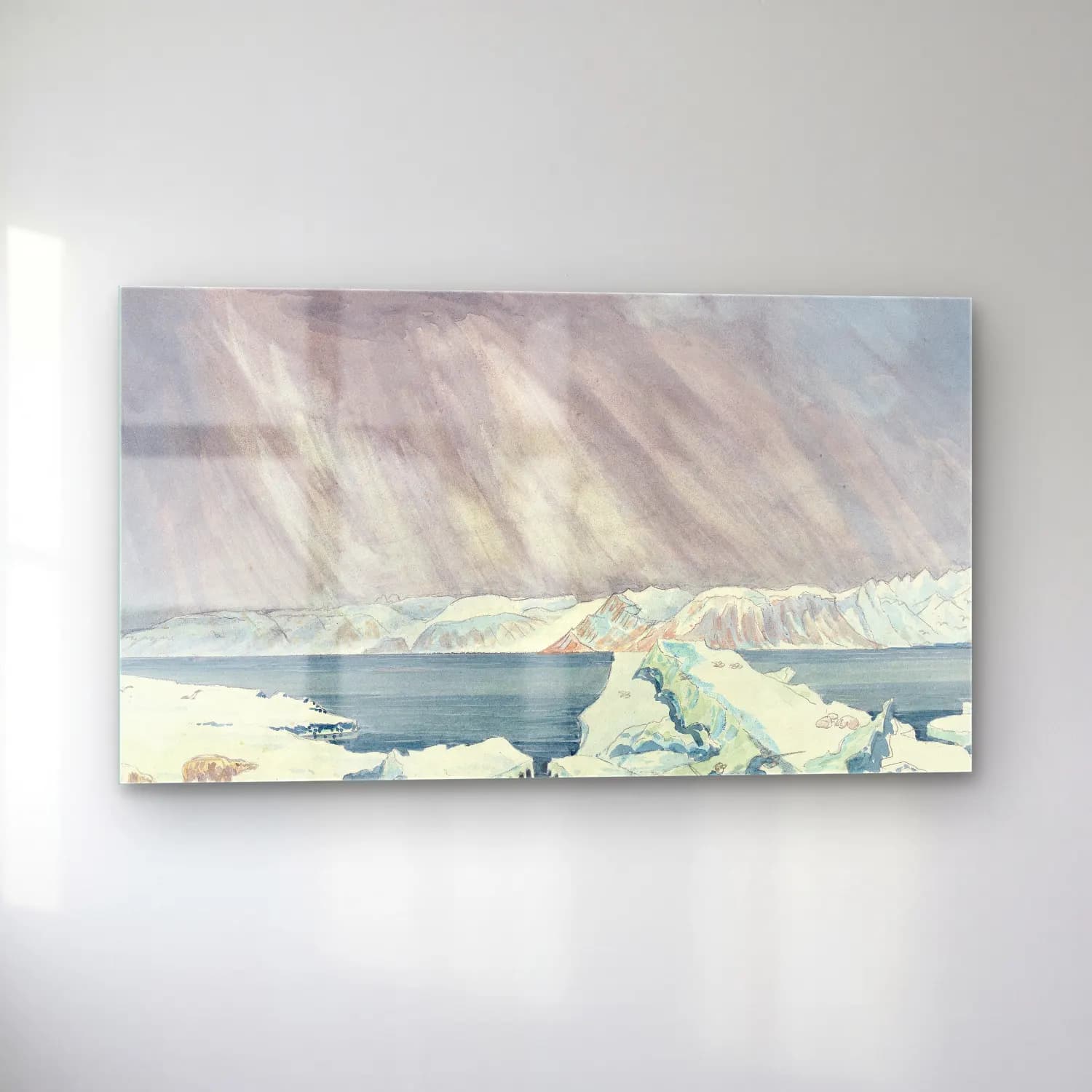 Charles Hamilton Smith – Spitzbergen, Bearing South cam tablo — sol açıdan görünüm