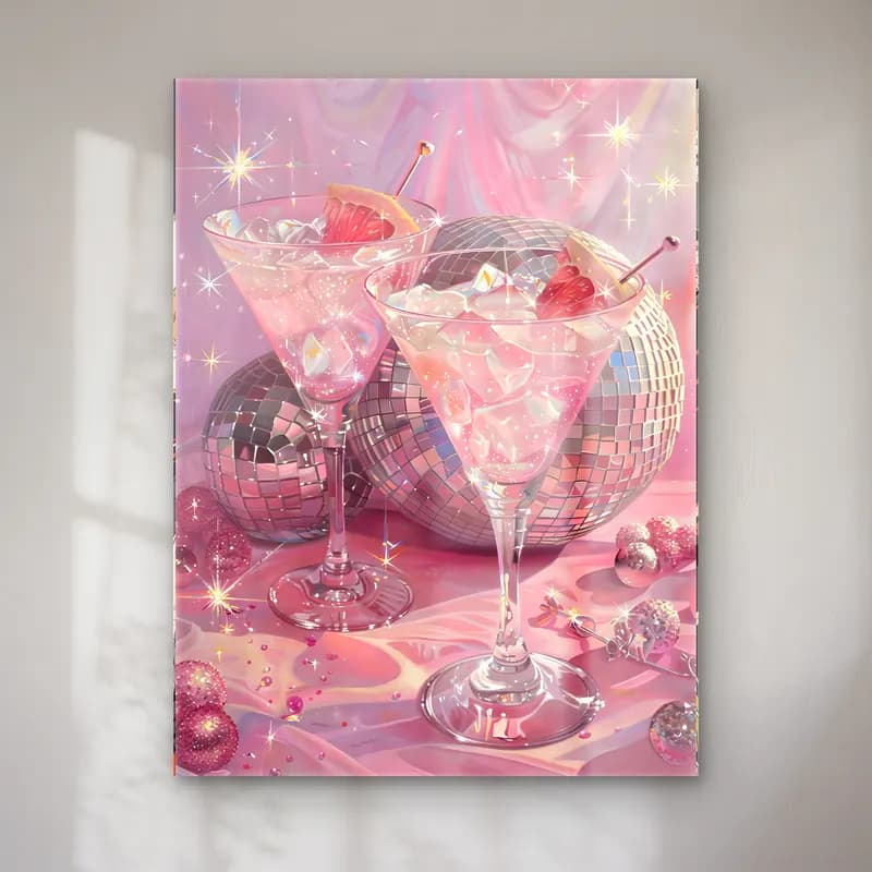Pastel Kokteyl No. 23 cam tablo — Pastel Kokteyl No. 23 — pastel kokteyl