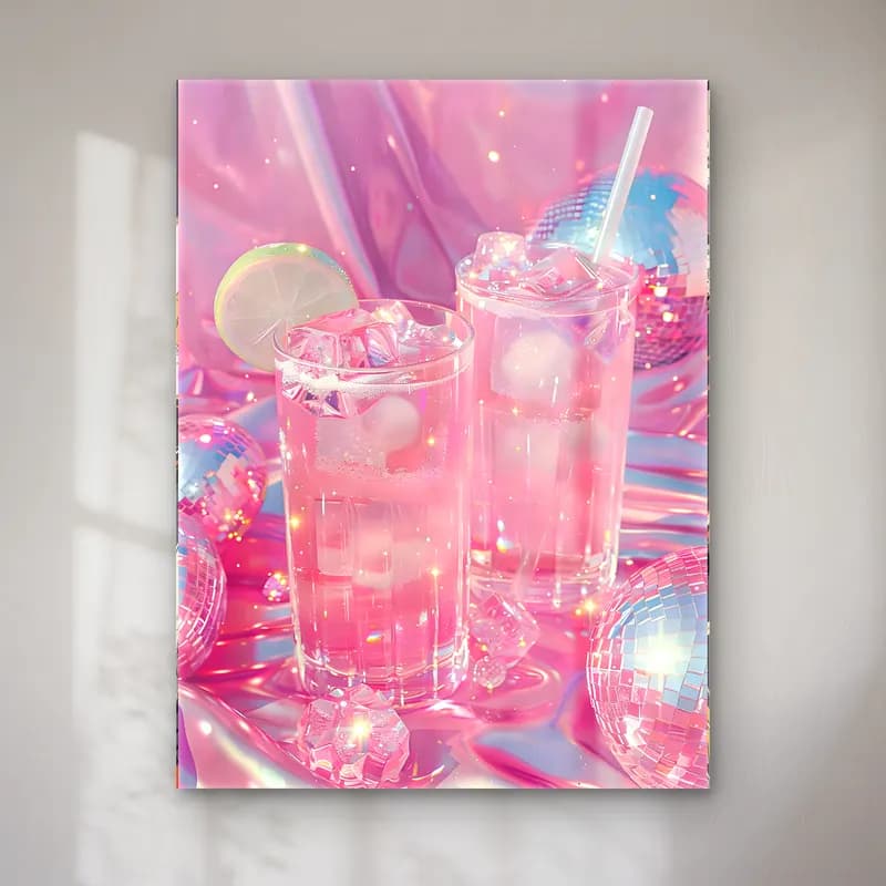 Pastel Kokteyl No. 24 cam tablo — Pastel Kokteyl No. 24 — pastel kokteyl