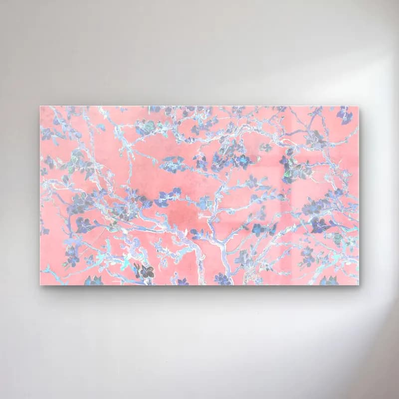 Pastel Kiraz Çiçekleri No. 17 cam tablo — Pastel Kiraz Çiçekleri No. 17 — pastel kiraz çiçekleri