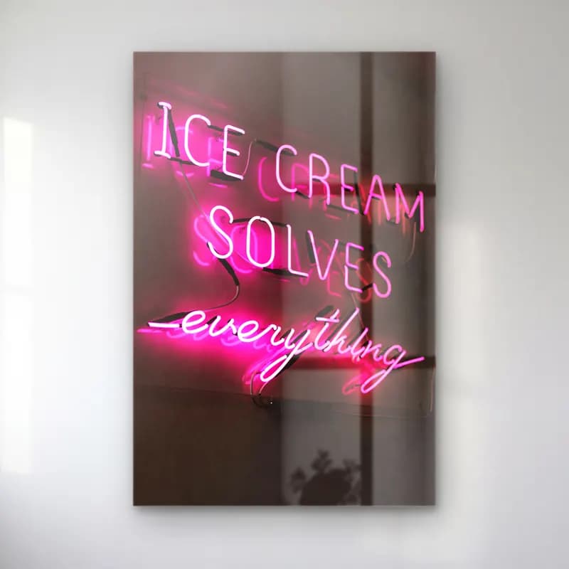 Pastel Dondurma No. 5 cam tablo — Pastel Dondurma No. 5 — pastel dondurma