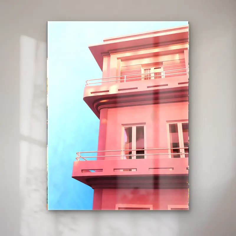 Pastel Merdiven cam tablo — Pastel Merdiven — pastel merdiven