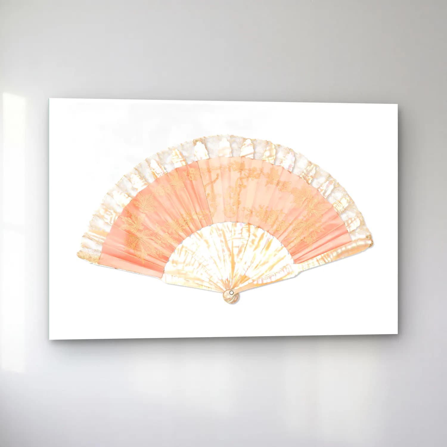 Pastel Parfüm Şişesi No. 6 cam tablo — sol açıdan görünüm