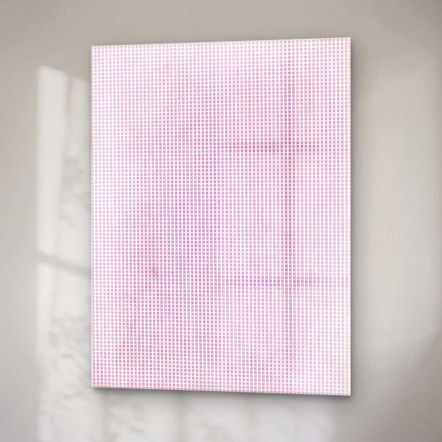 Pastel Dama Deseni No. 12 cam tablo — sağ açıdan görünüm