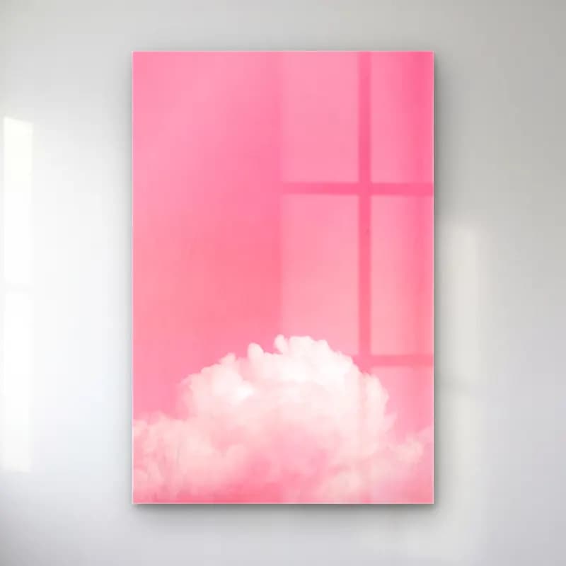Pastel Bulutlu Gökyüzü No. 5 cam tablo — Pastel Bulutlu Gökyüzü No. 5 — pastel bulutlu gökyüzü