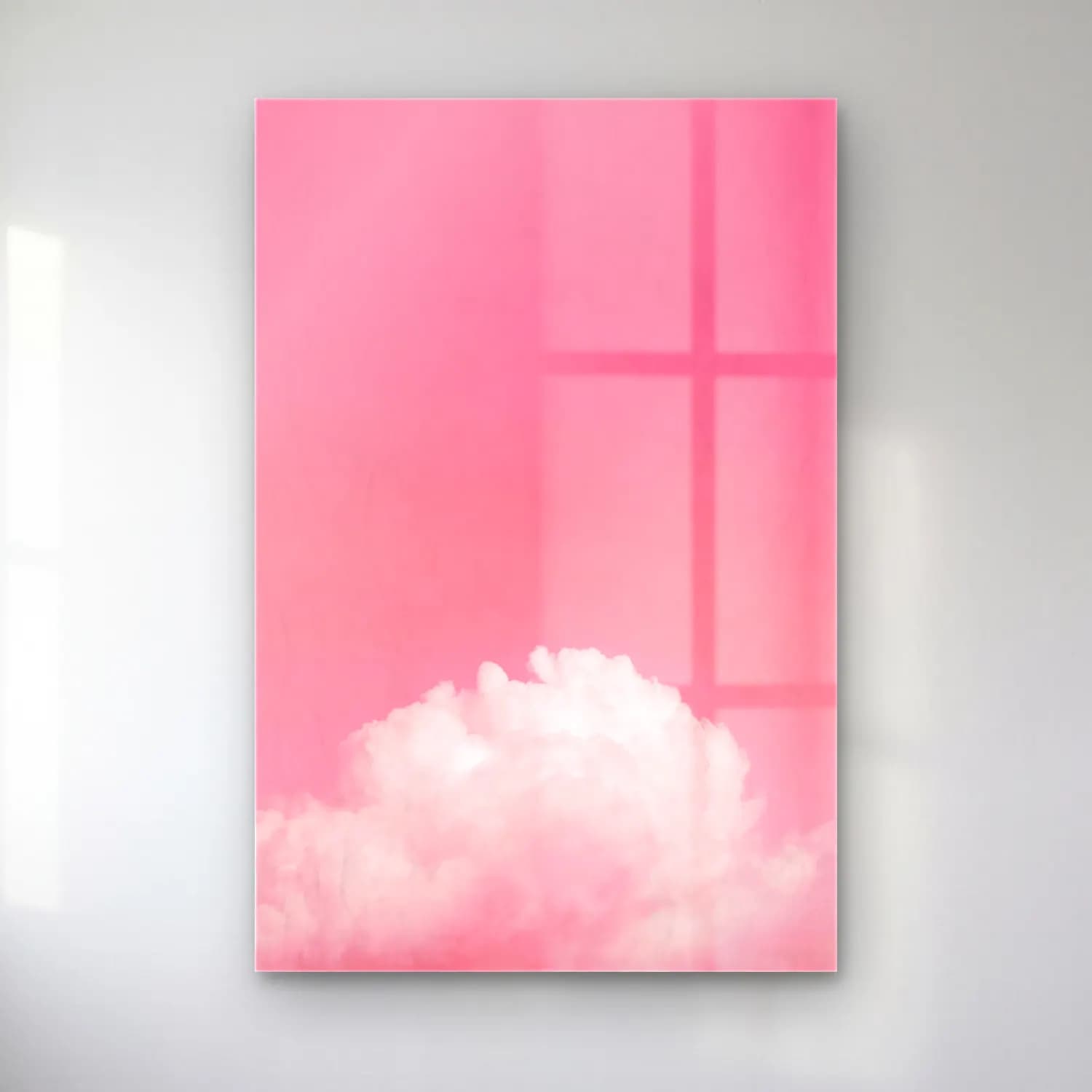 Pastel Bulutlu Gökyüzü No. 5 cam tablo — Pastel Bulutlu Gökyüzü No. 5 — pastel bulutlu gökyüzü