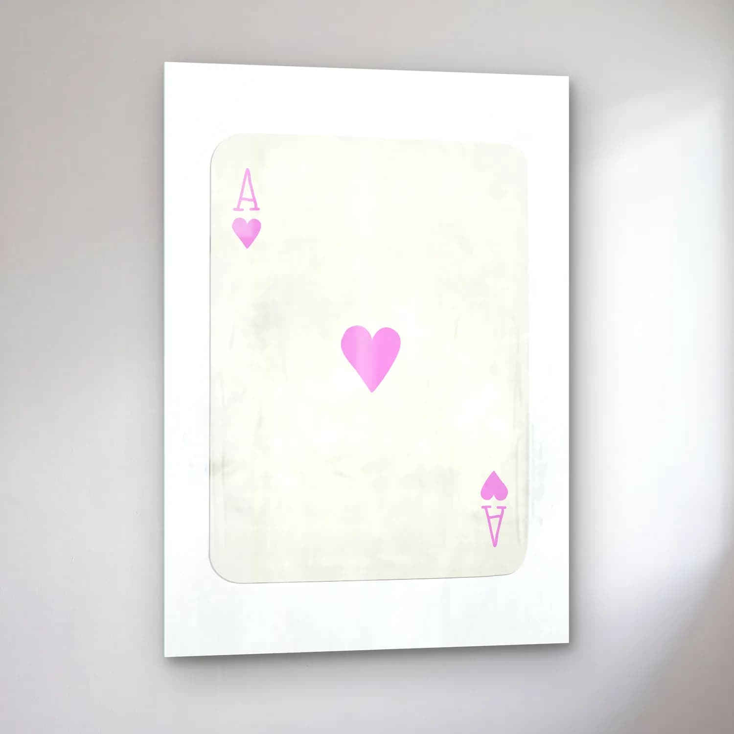 Pastel Tenis No. 4 cam tablo — sol açıdan görünüm