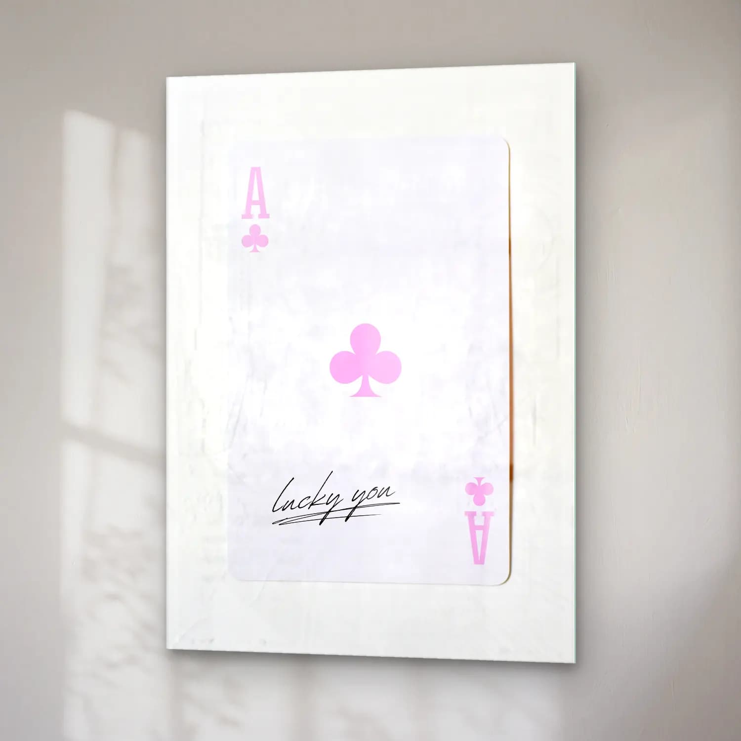 Pastel Tenis No. 5 cam tablo — sağ açıdan görünüm